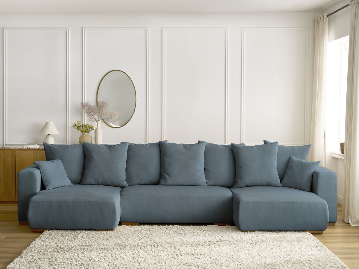 Bobochic Sidonie Wohnlandschaft Cordsamt Dunkelblau