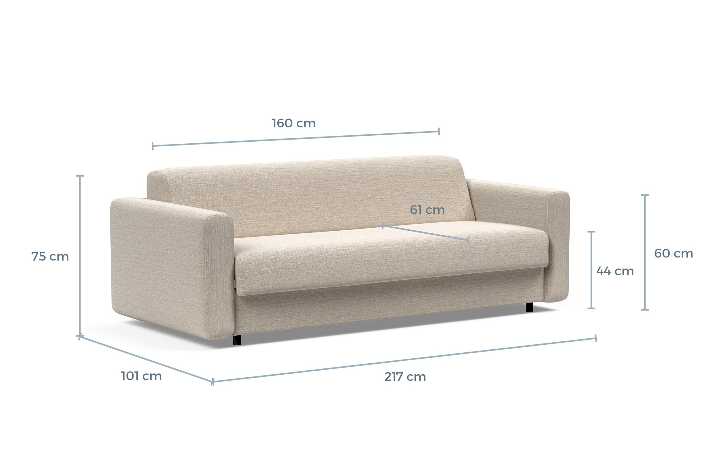 Schlafsofa Killian mit Memory-Matratze