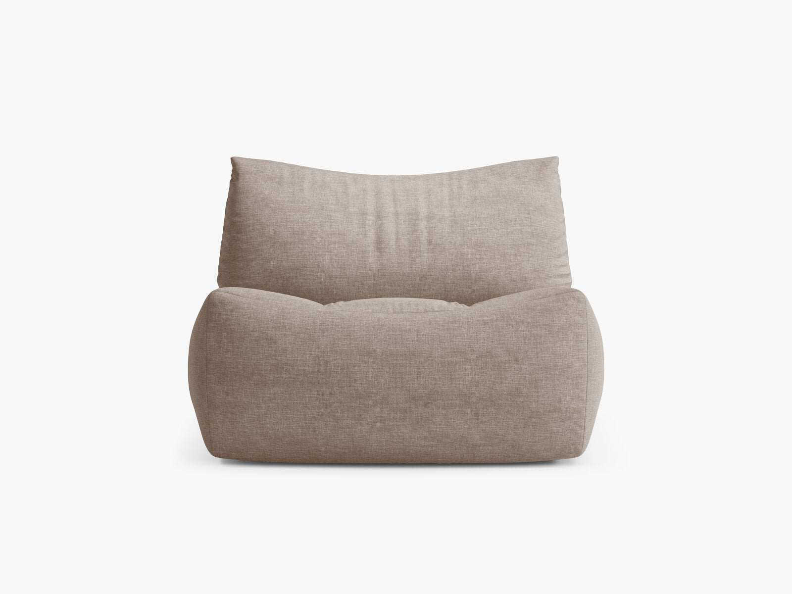 Micadoni Sessel Tove Strukturierter Stoff Boston Dunkelbeige