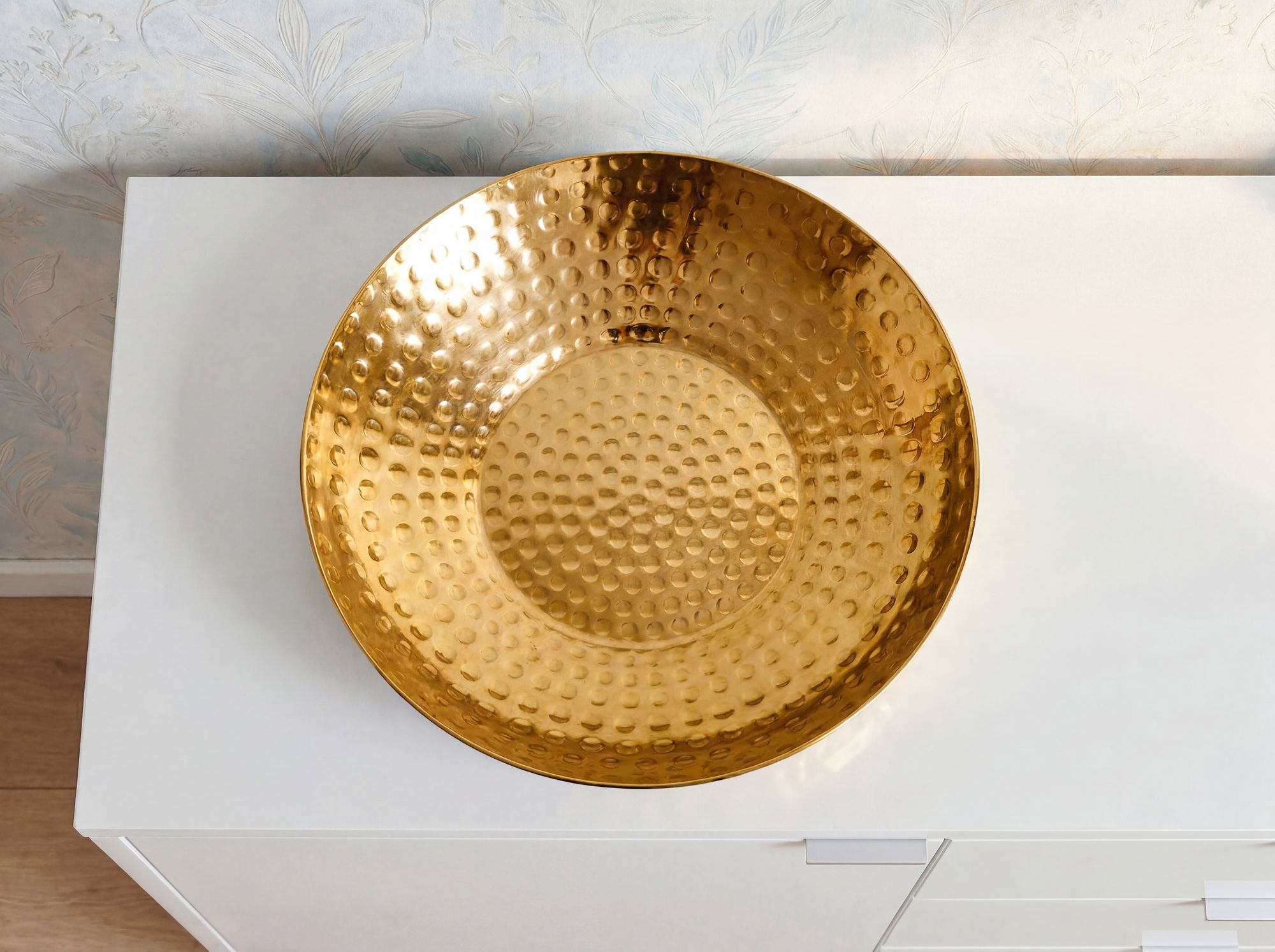 Dekoschale Skiptvet Aluminium Gold Ø 36 cm