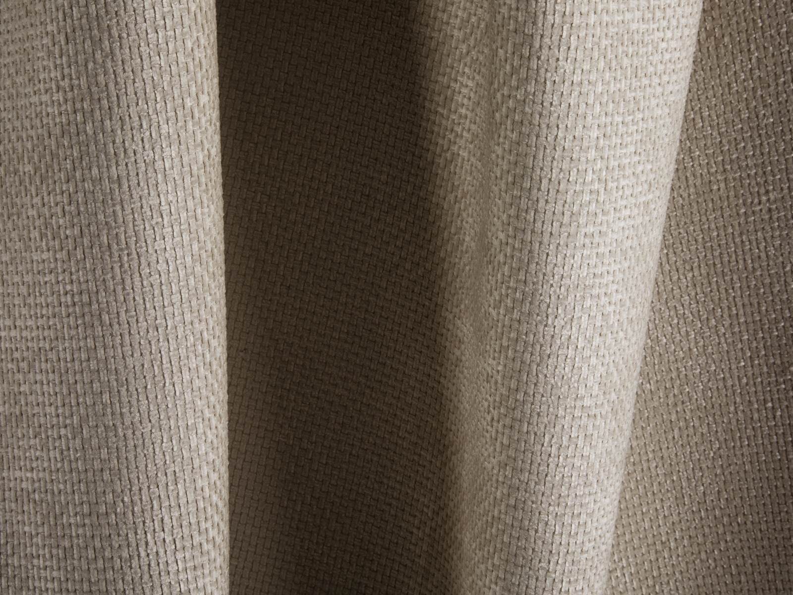 Cosmopolitan Design Panoramasofa Koge 6-Sitzer Chenille Eden Dunkelbeige