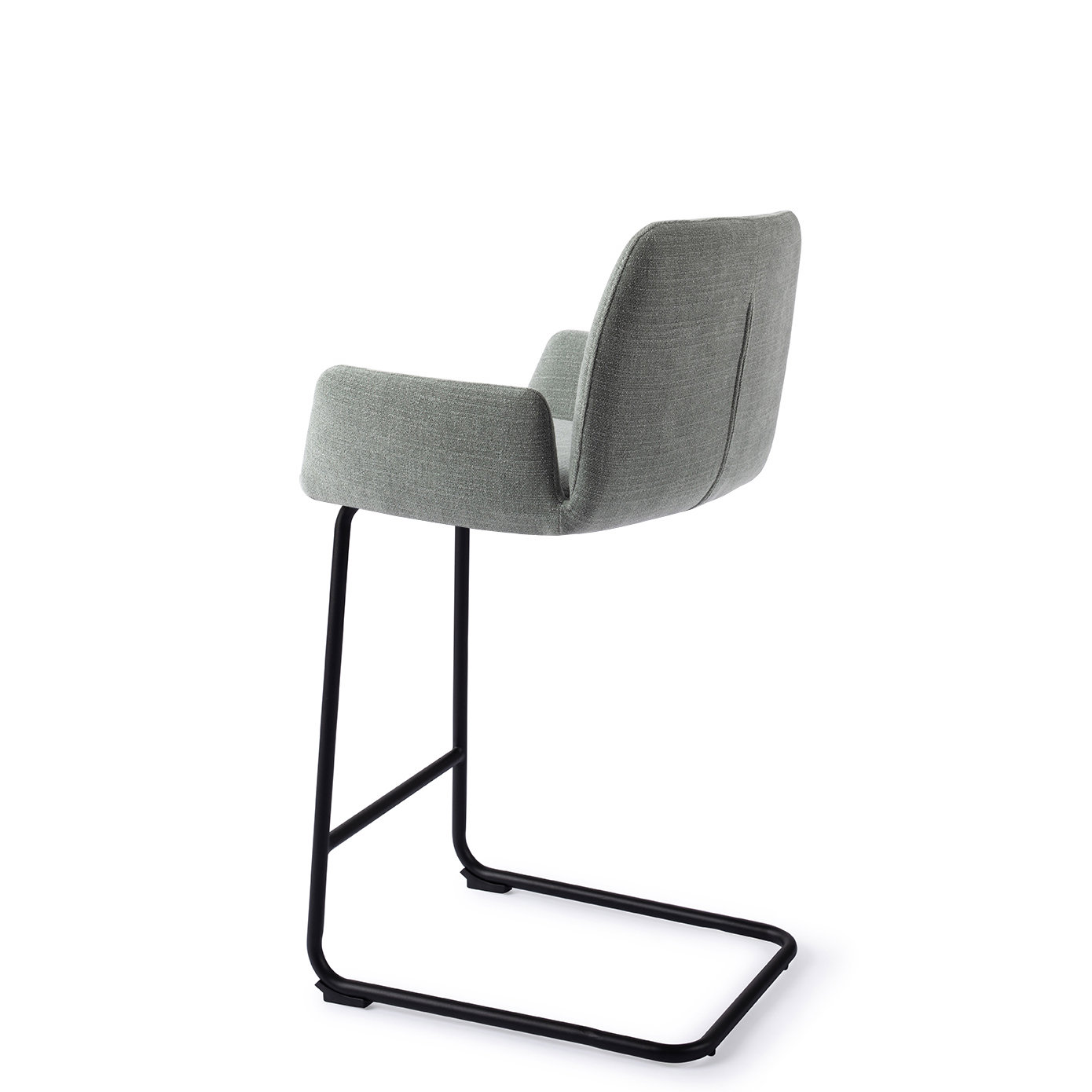 Jesper Home Barhocker Misaki Blue Breezy Arch Schwarz Tresenhöhe 65 cm