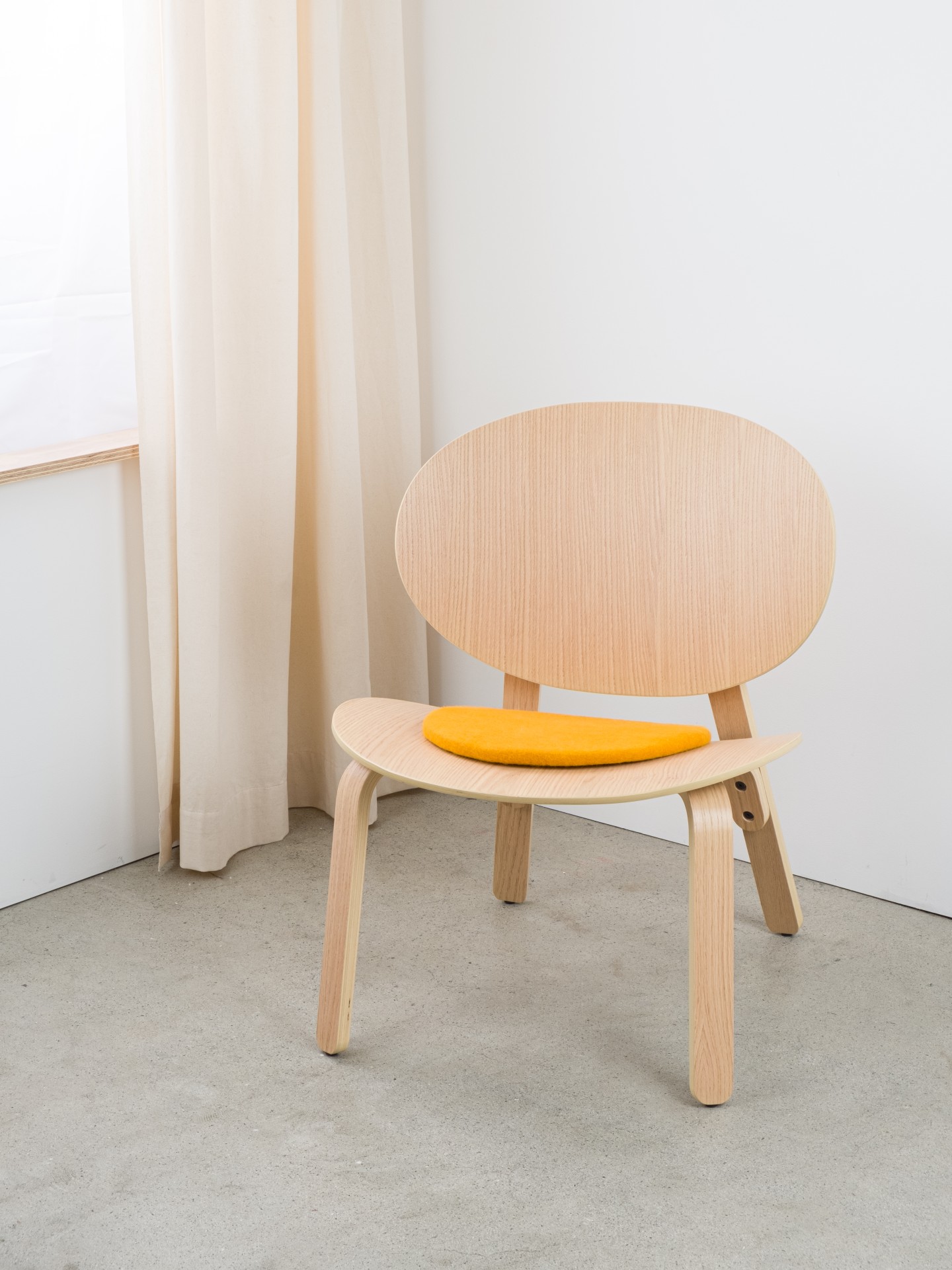myfelt Risa - Flache Sitzauflage rund