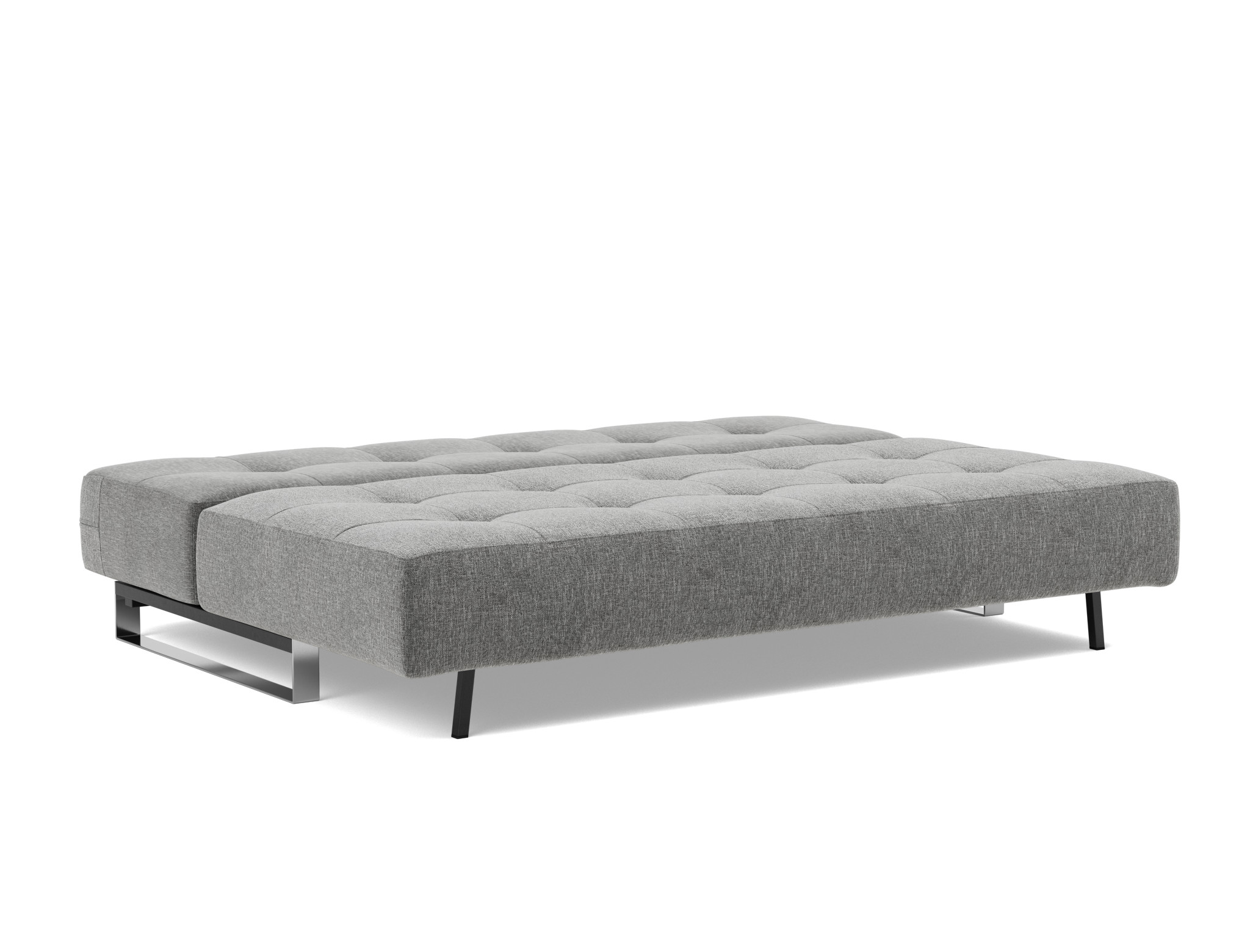Schlafsofa Supremax D.E.L. Strukturierter Stoff Twist 563-Charcoal