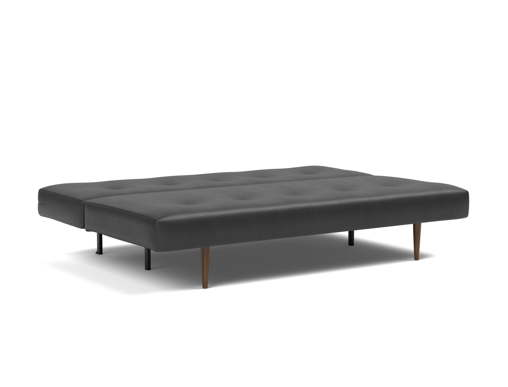 Schlafsofa Recast Lederoptik Faunal 550-Black