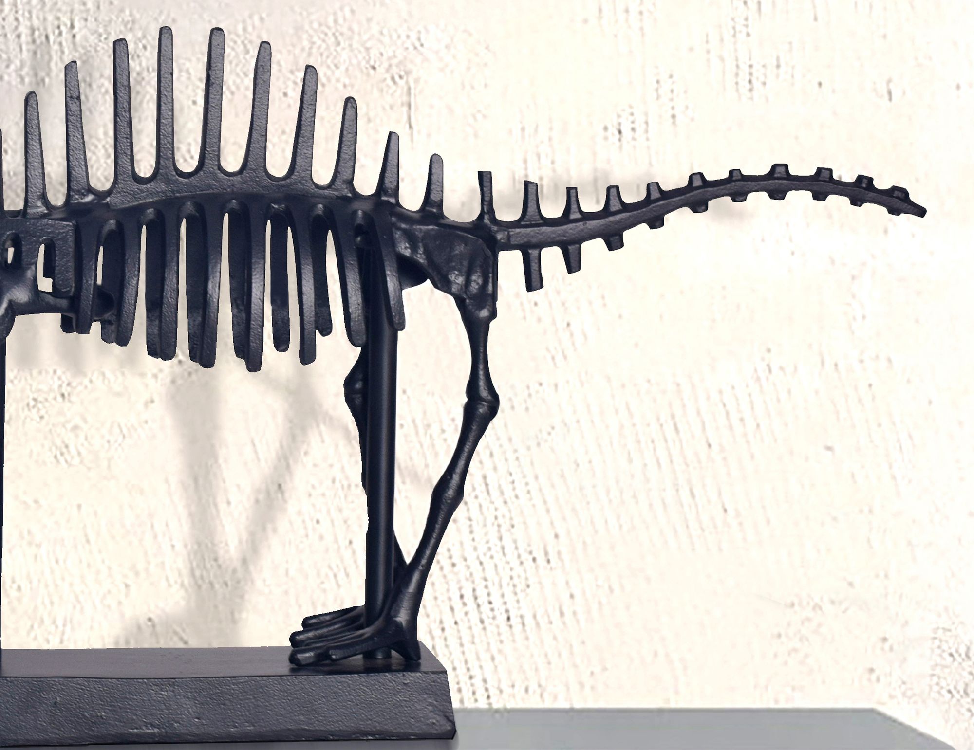 Dekofigur Hvitsten Aluminium Schwarz 62 × 12 × 32,5 cm