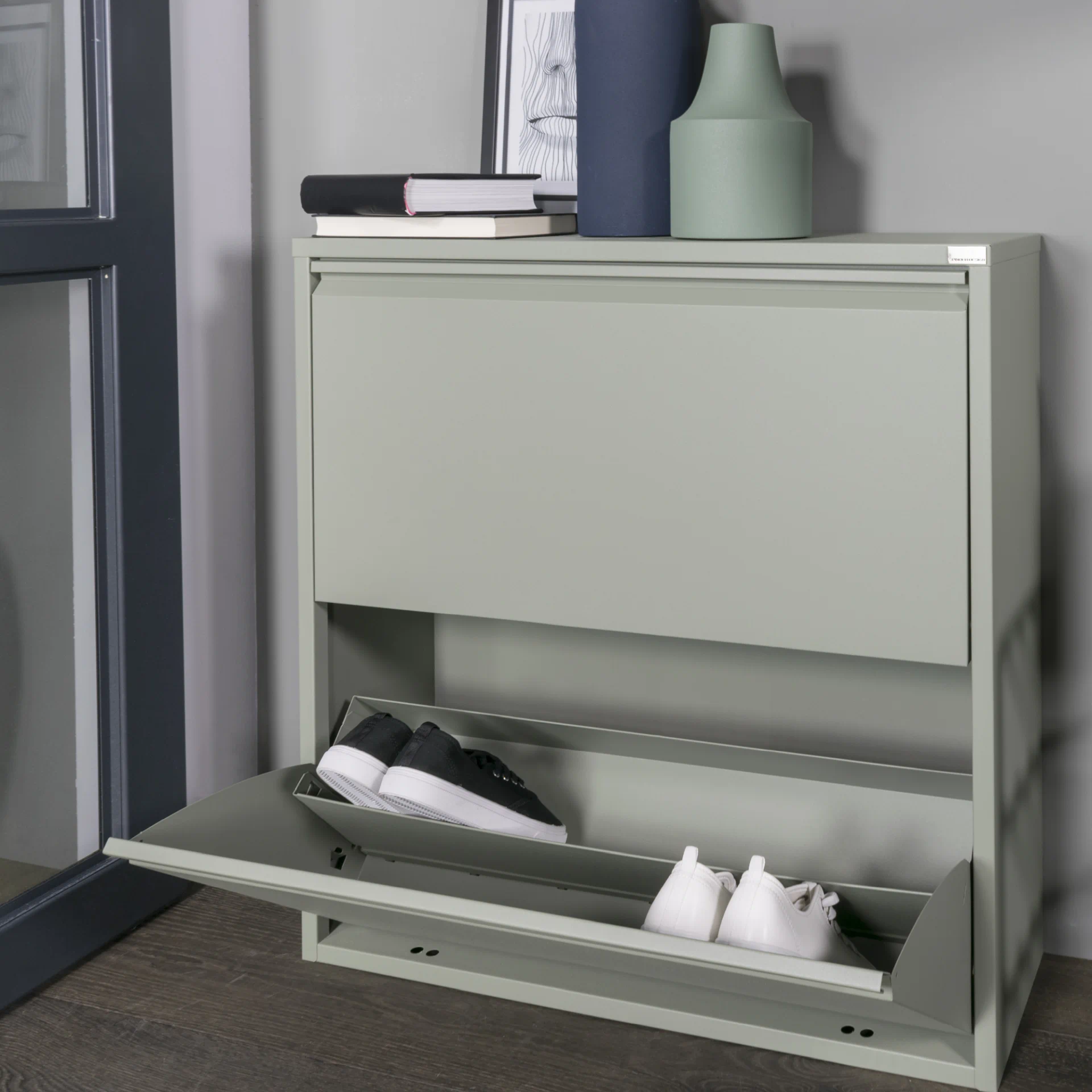 Spinder Design Schuhschrank Billy 2 Dusty Green