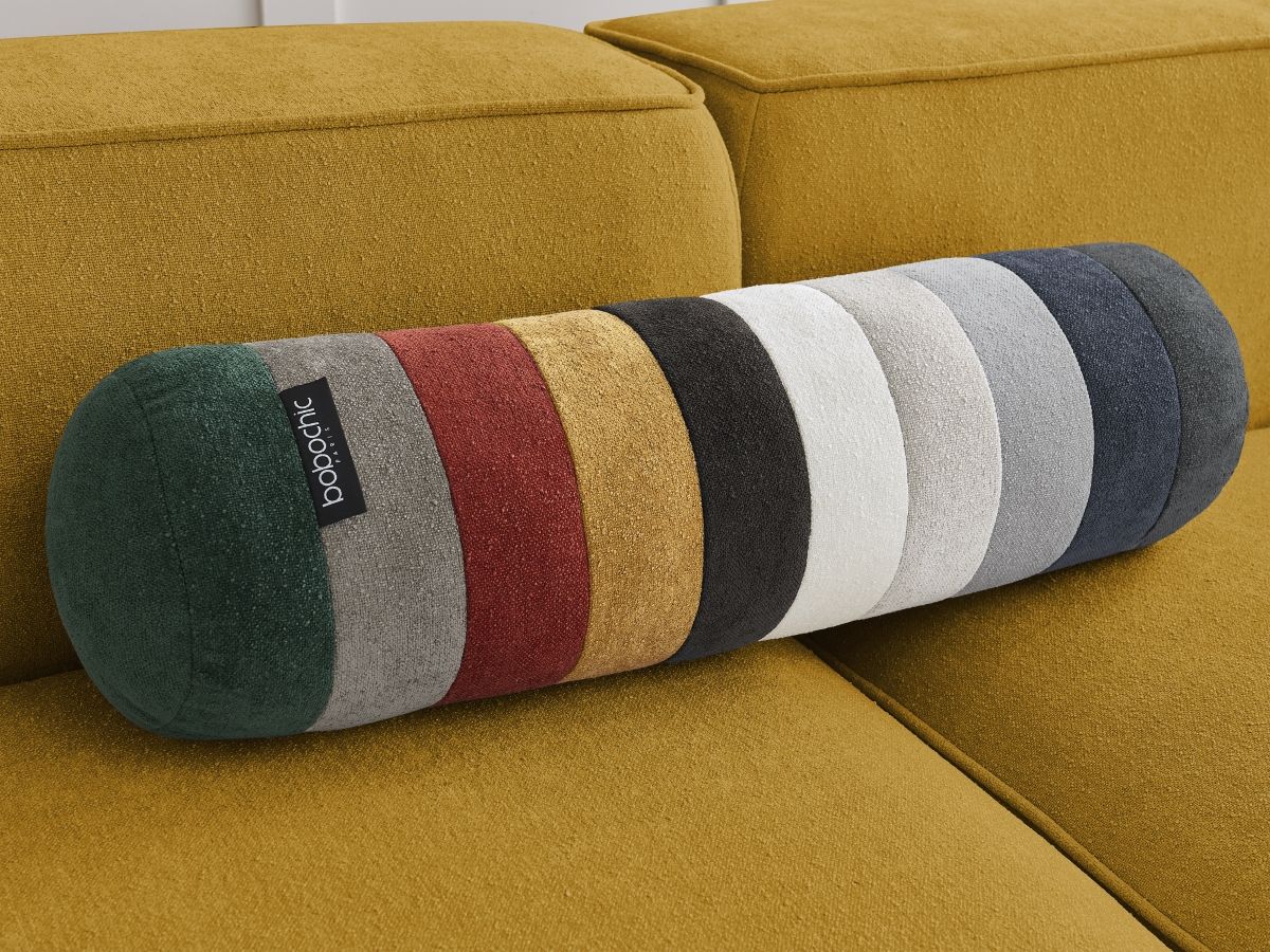 Bobochic Zephyr Sofa 2-Sitzer Strukturstoff Gelb