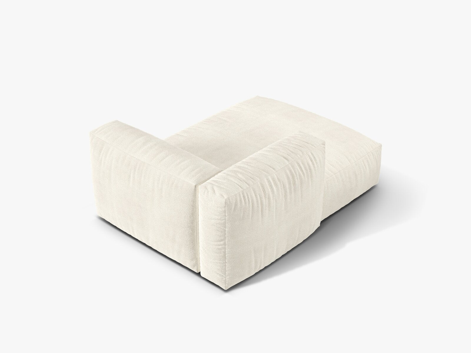 Micadoni Recamiere Martina 1-Sitzer Links Boucle Monet Elfenbein