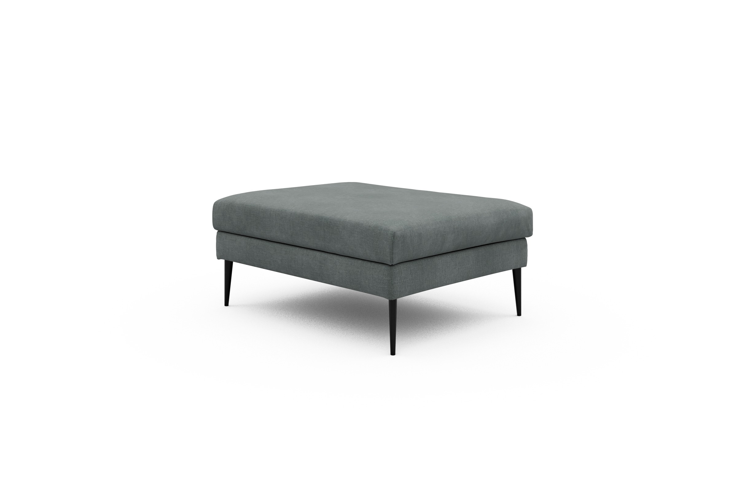 Sitzhocker Paul Smooth-Silver-Grey