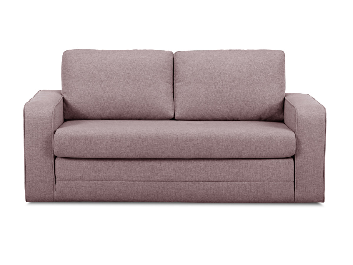 Bobochic Come Schlafsofa 2-Sitzer Melange-Stoff Rosa