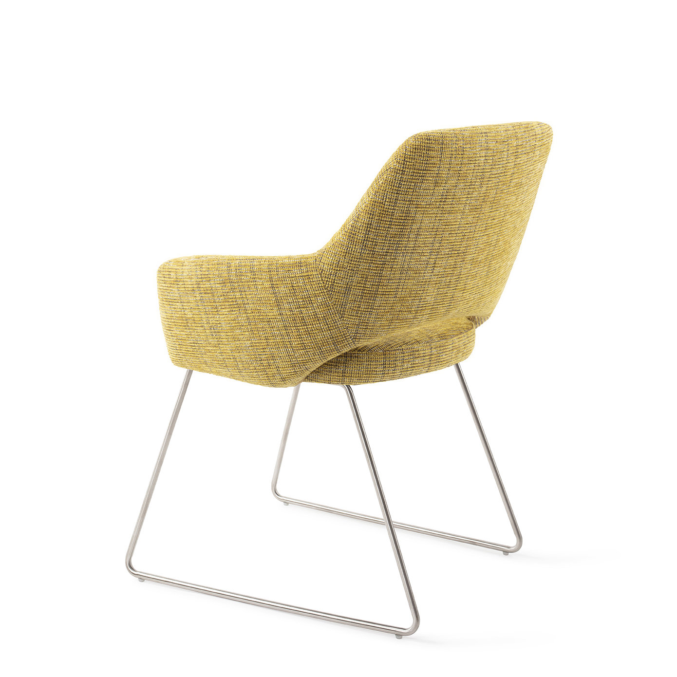 Jesper Home Esszimmerstuhl Yanai Lemon Lines Slide Stahl