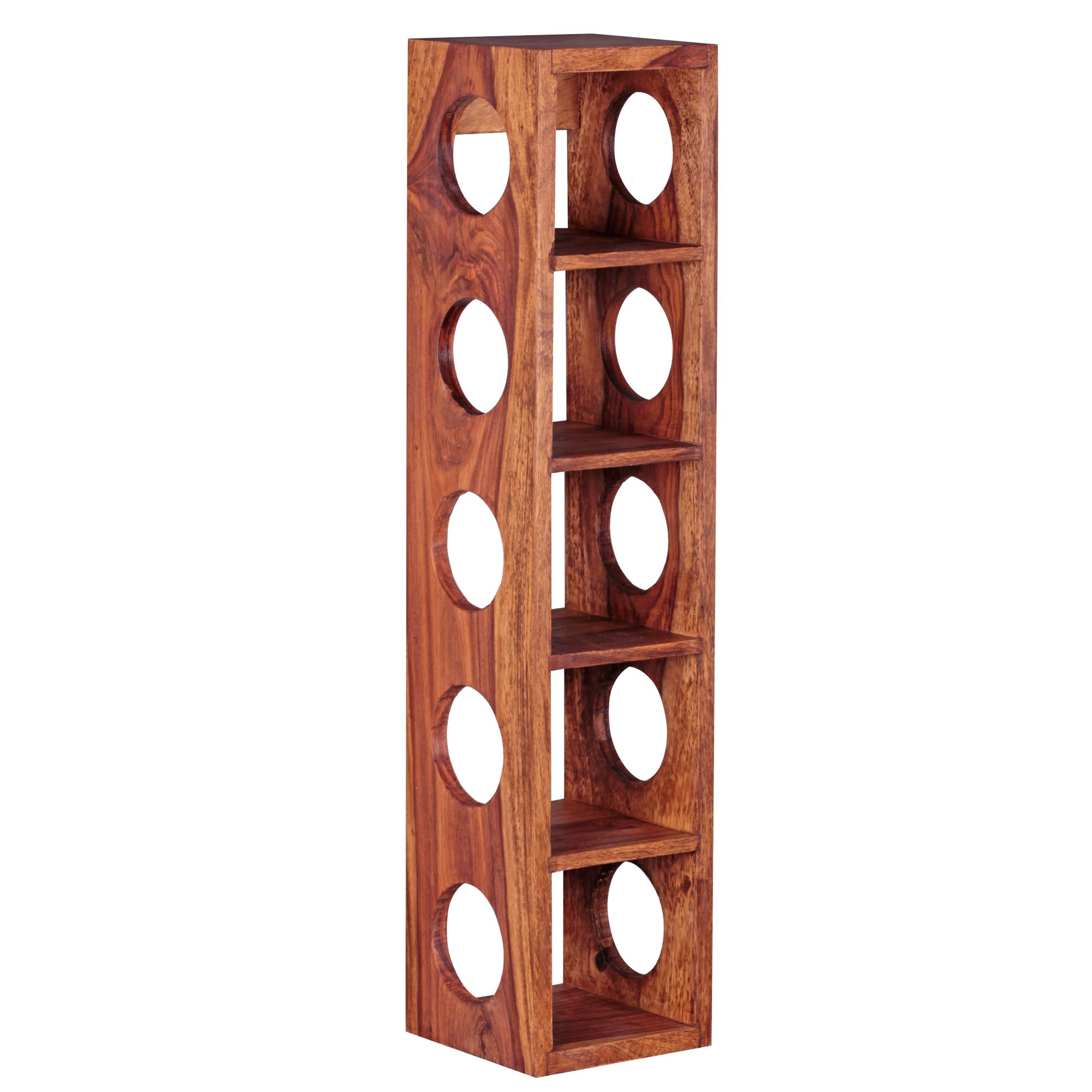 Standregal Aalvik Massivholz Sheesham 15 × 15 × 70 cm