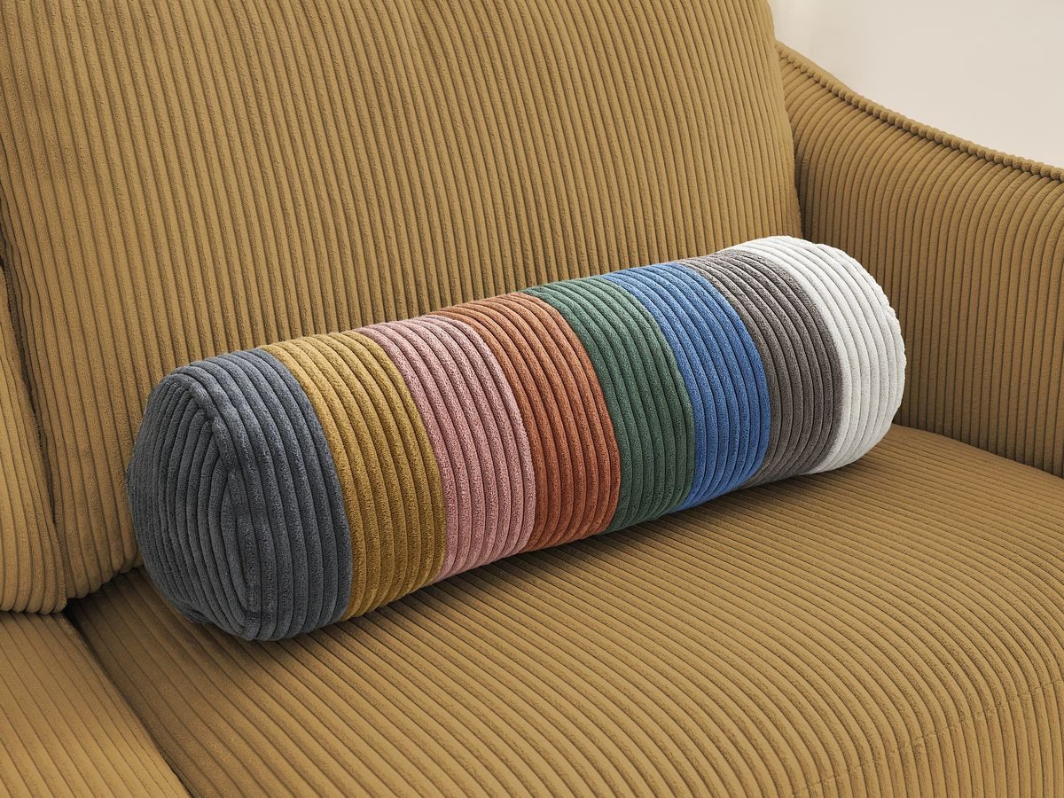 Bobochic Lenny Schlafsofa 3-Sitzer Cordsamt Gelb