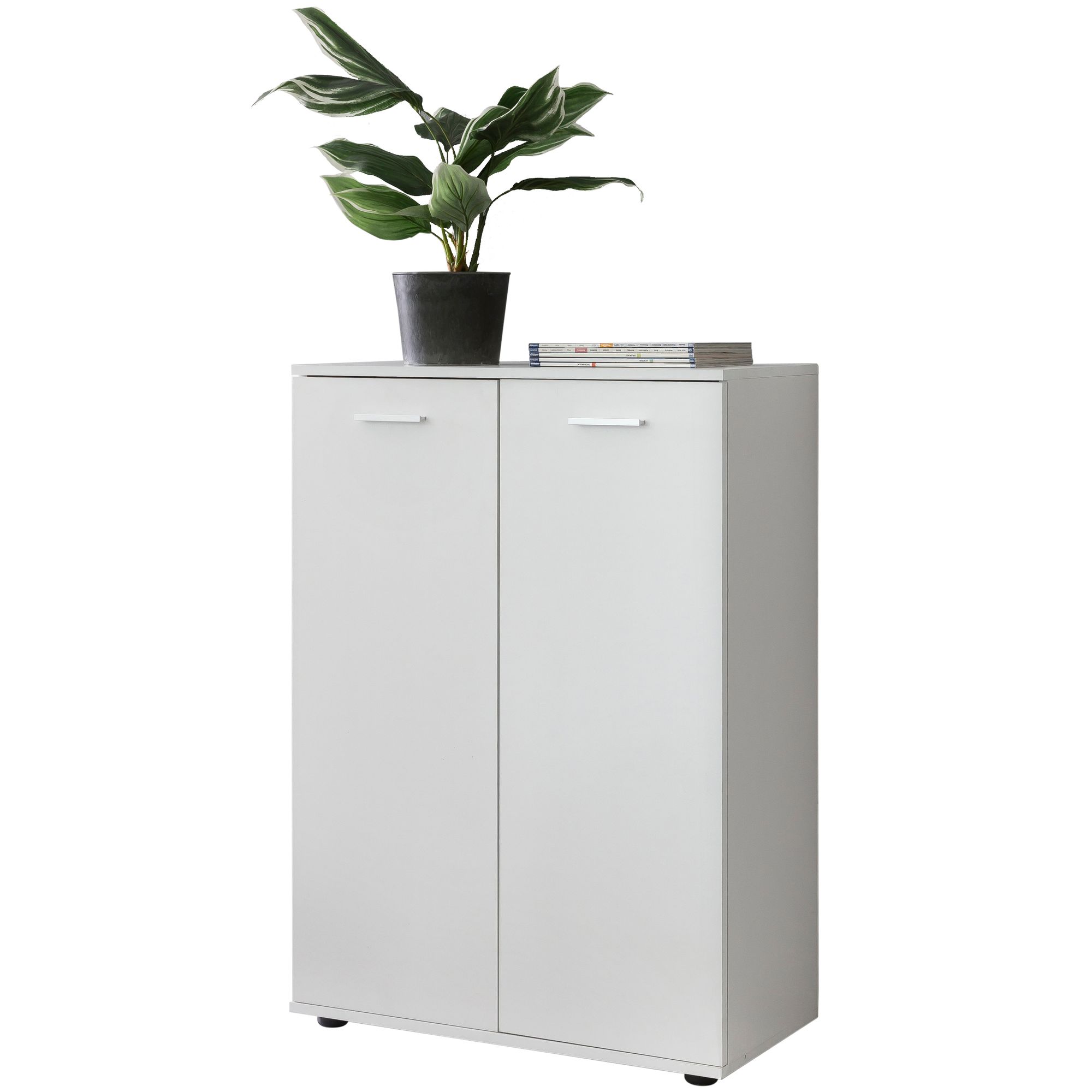 Kommode Vaxholm Weiß 71 × 35 × 104 cm