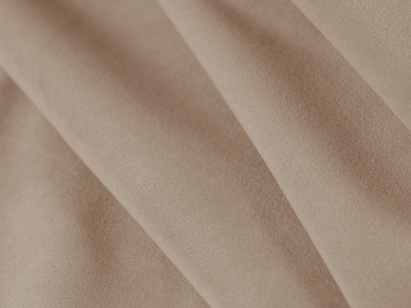 Micadoni Stauraumbett mit Kopfteil Ovalo Samt Magic Velvet Mandel Beige 180x200