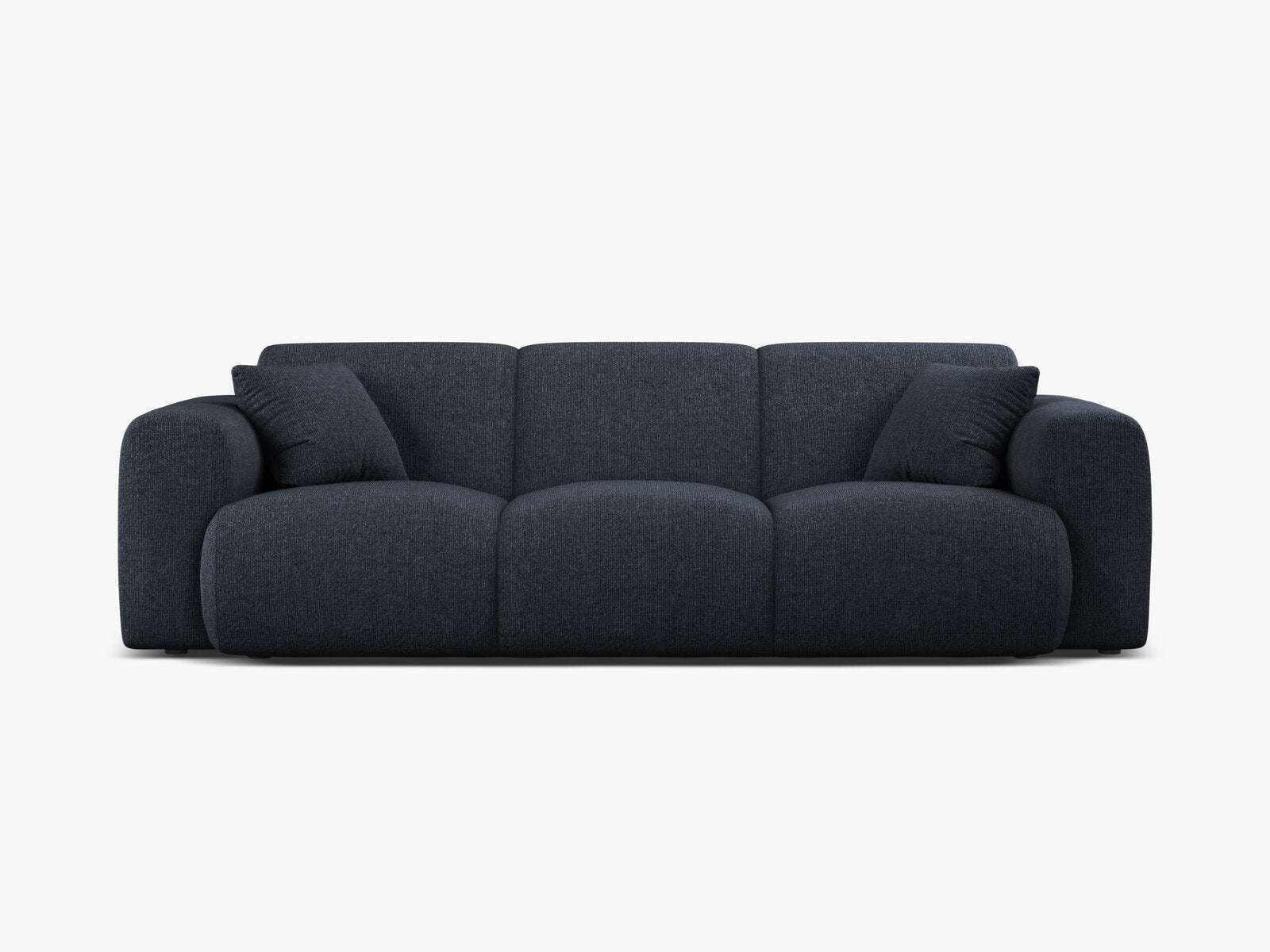 Micadoni Sofa Molino 3-Sitzer Chenille Eden Marineblau