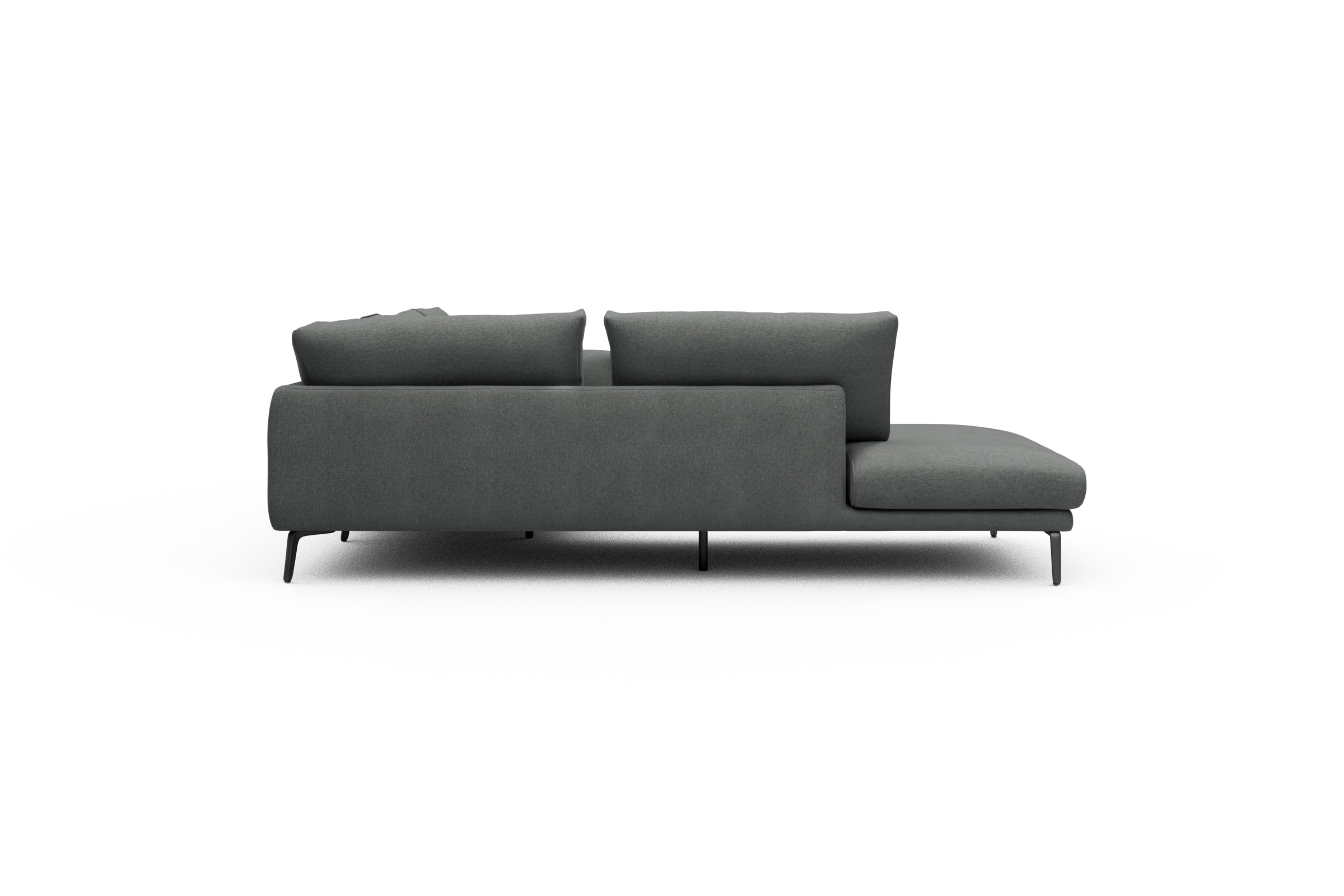 Ecksofa Karl Relax-Ecke links mit 2,5-Sitzer Satya-Steel