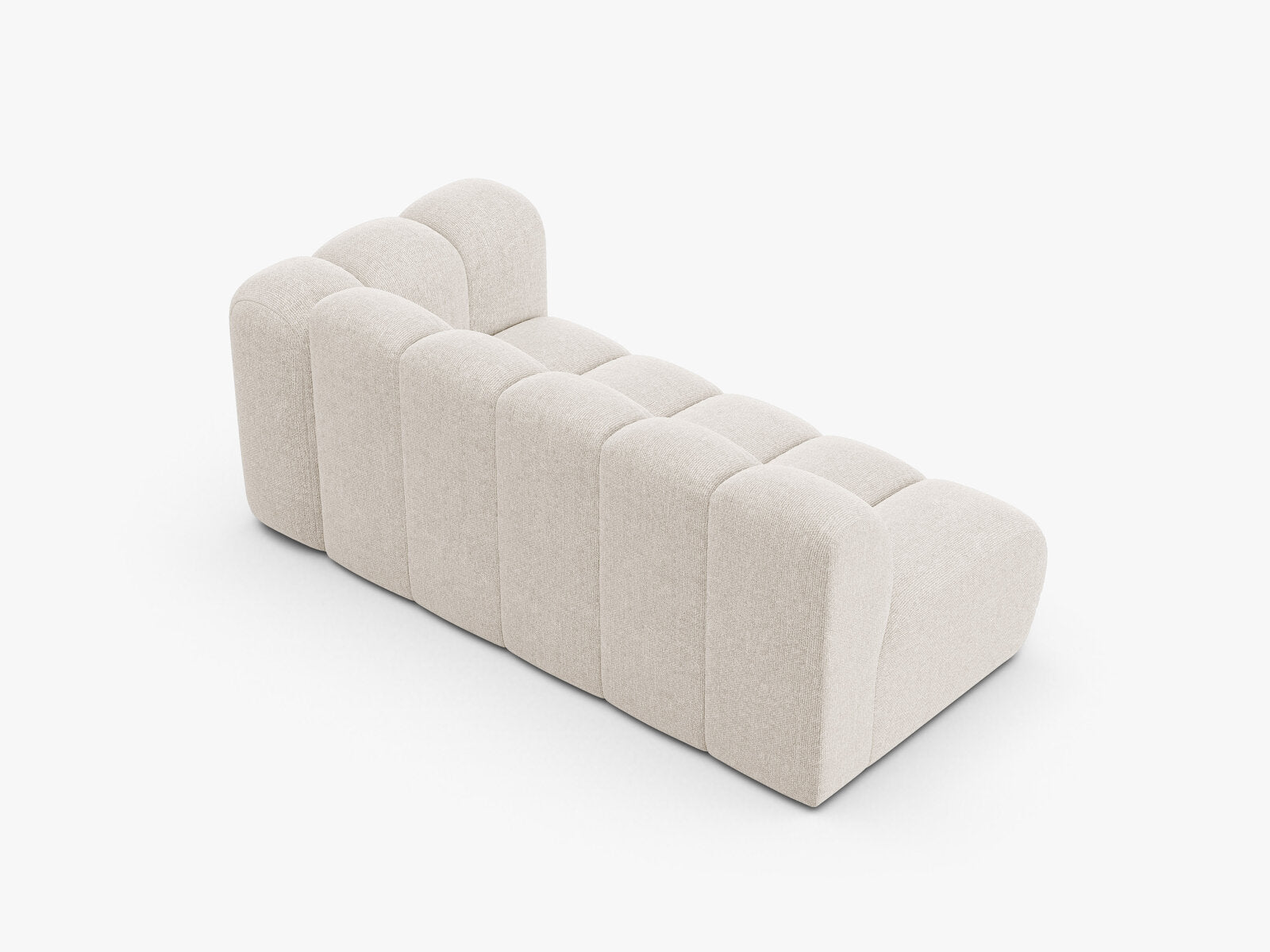 Micadoni Modul Lupine 3-Sitzer Chenille Eden Helles Beige Rechts