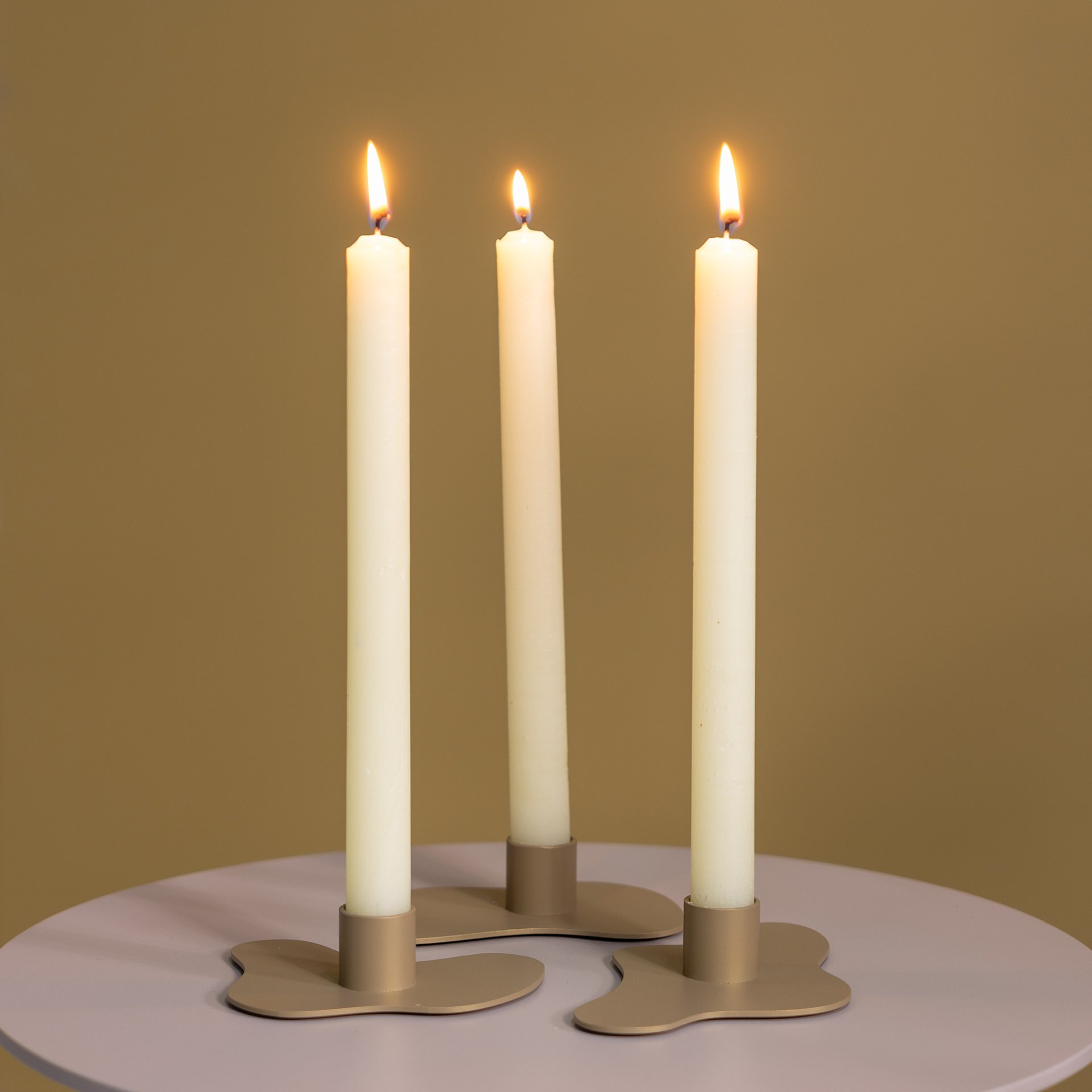 Spinder Design Kerzenhalter Melt Champagne