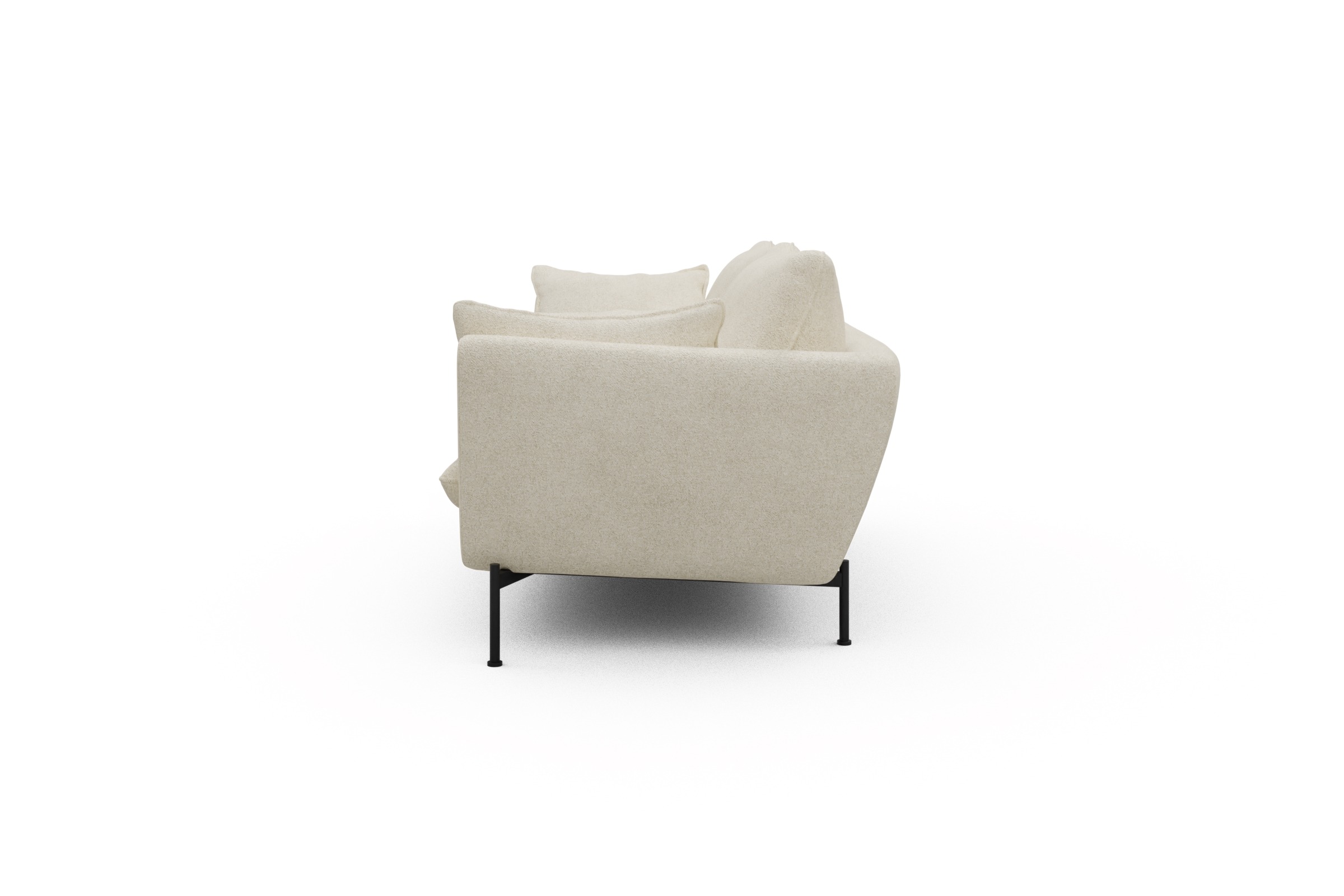 Sofa Anton 2-Sitzer Boucle-Off-White