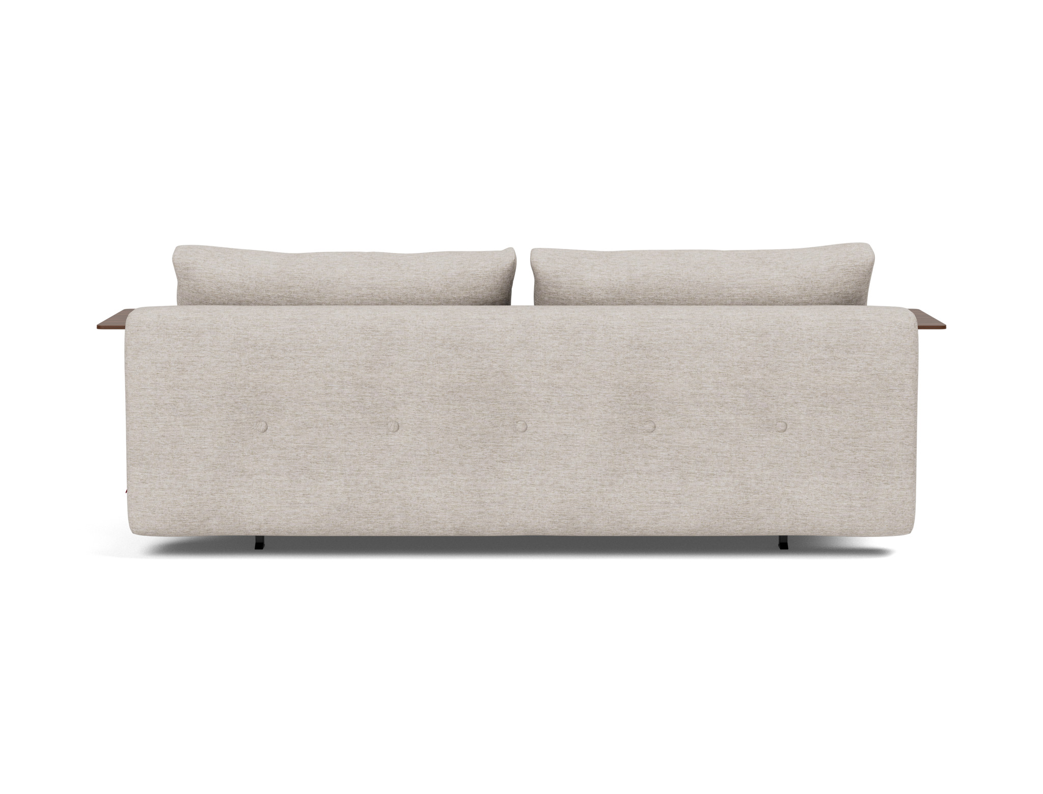 Schlafsofa Recast mit Armlehnen Chenille Yuveno 471-Sand