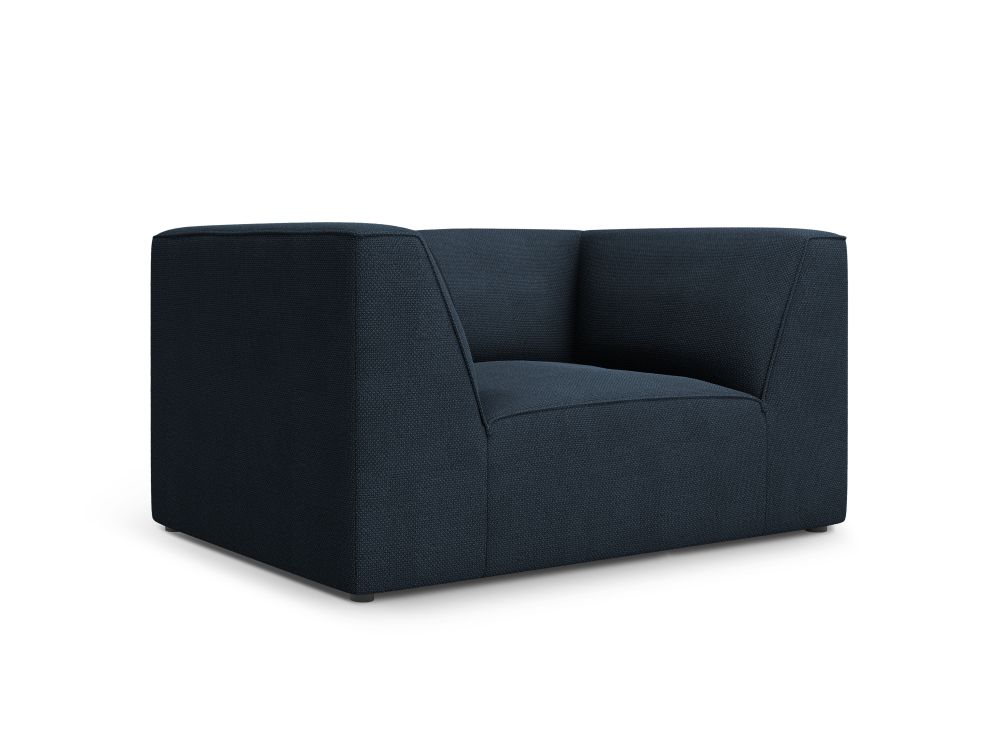 Cosmopolitan Design Sessel Siena Strukturierter Stoff Ottawa Marineblau