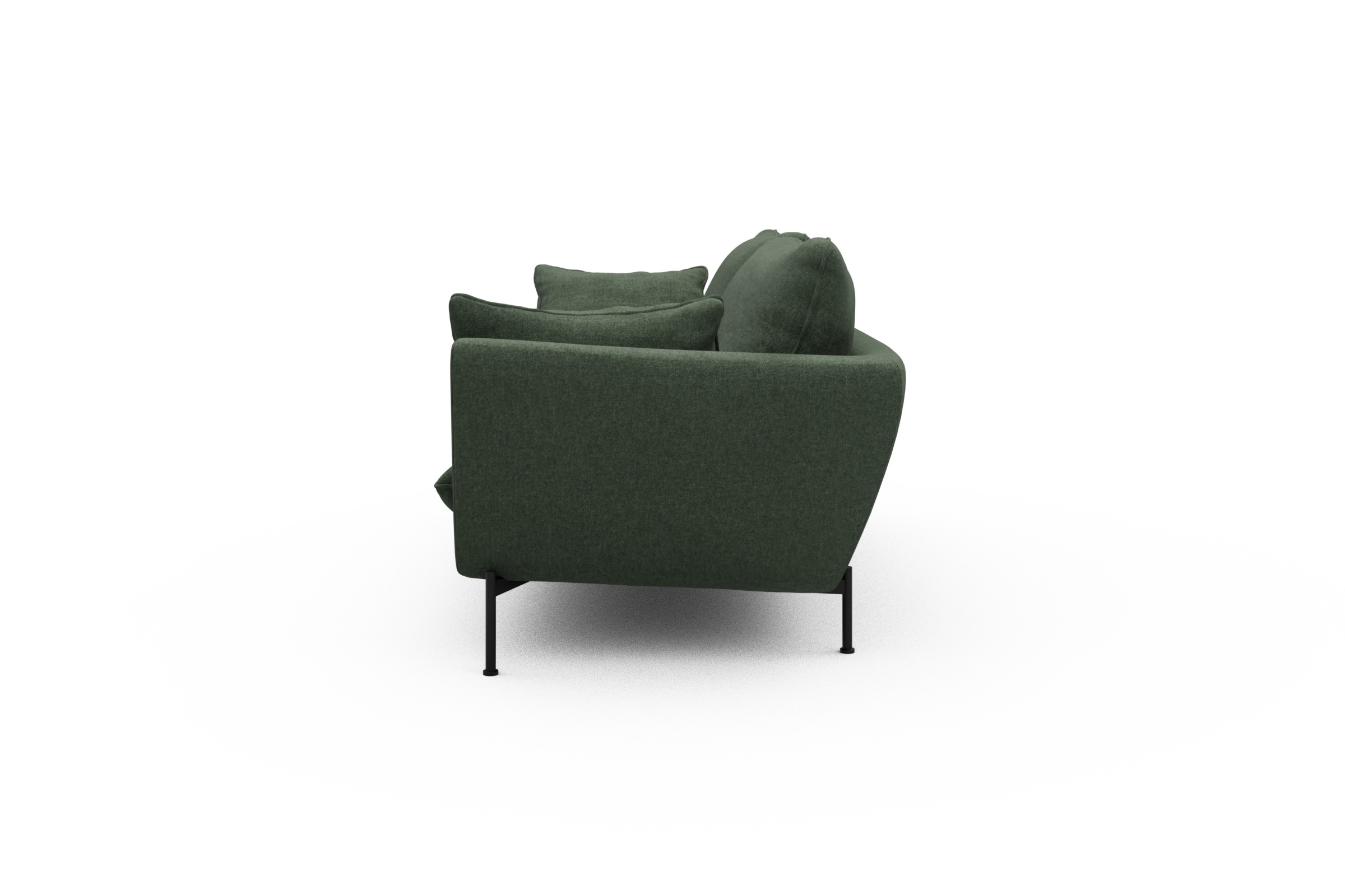 Sofa Anton 3-Sitzer Casone-Forest-Green