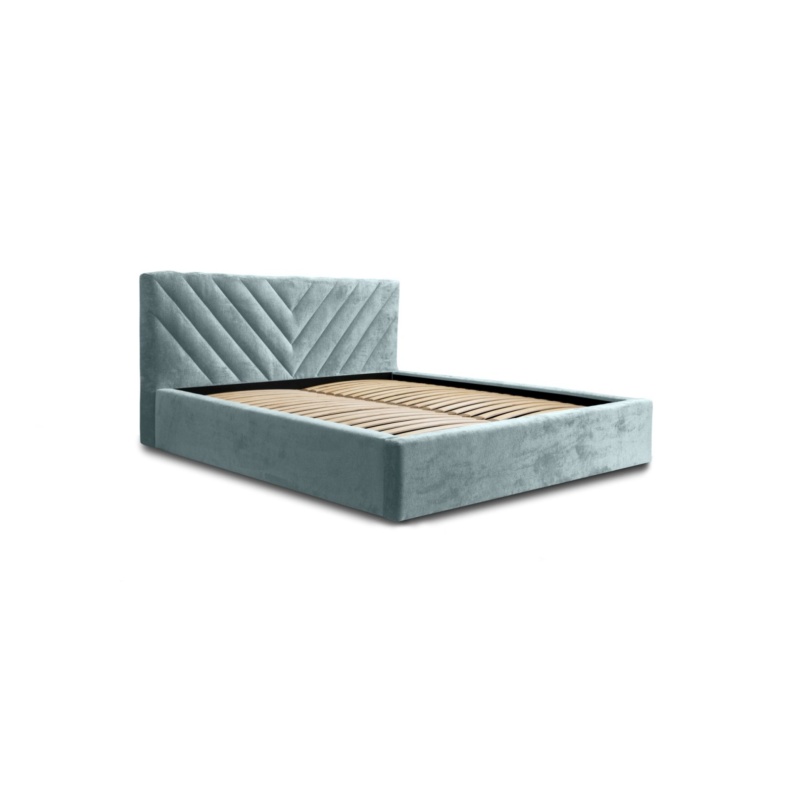 Polsterbett Velo-Iii Chenille 140x200 mit Holzrahmen Perfect Harmony 72