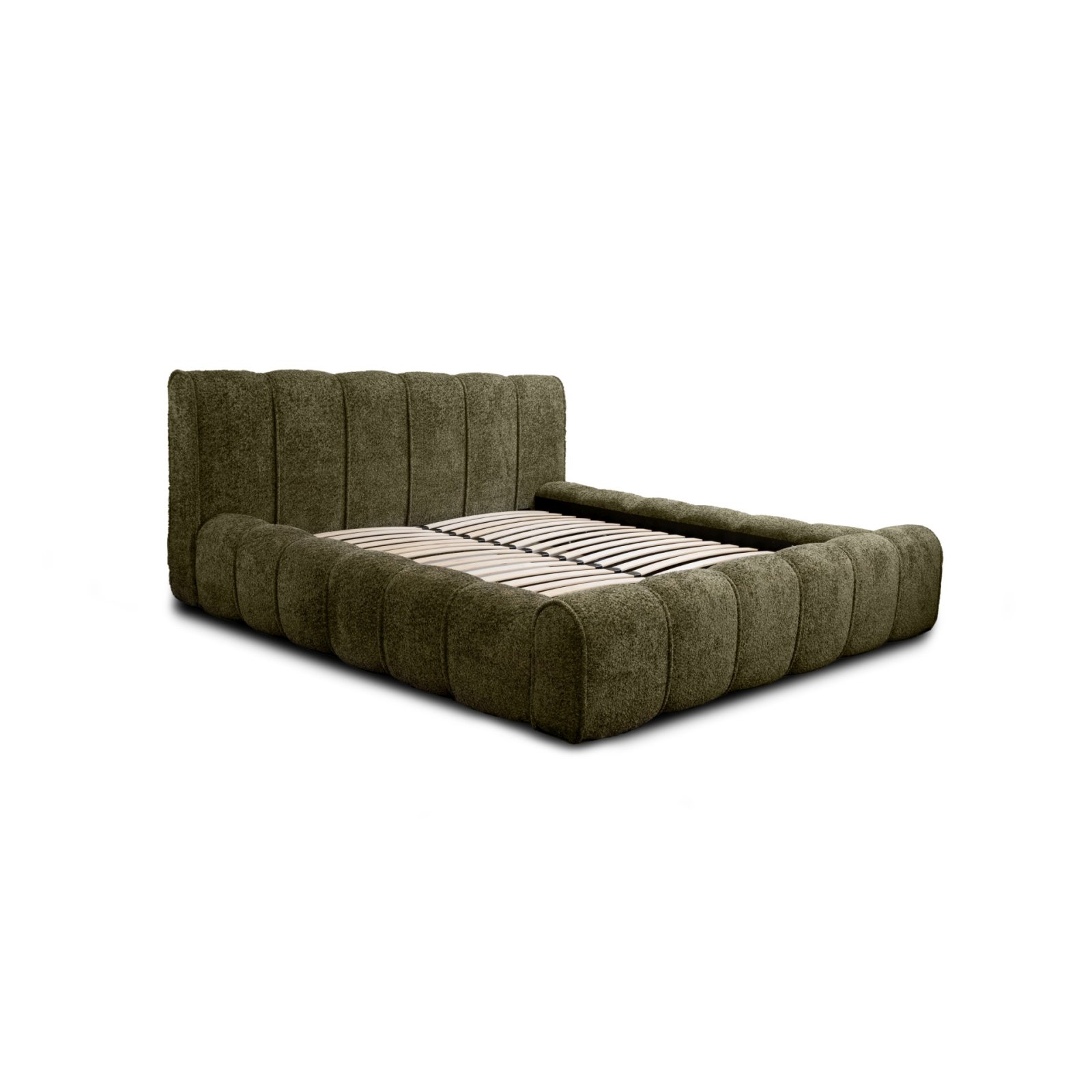 Polsterbett Belio Chenille 160x200 mit Metallrahmen Venga 162