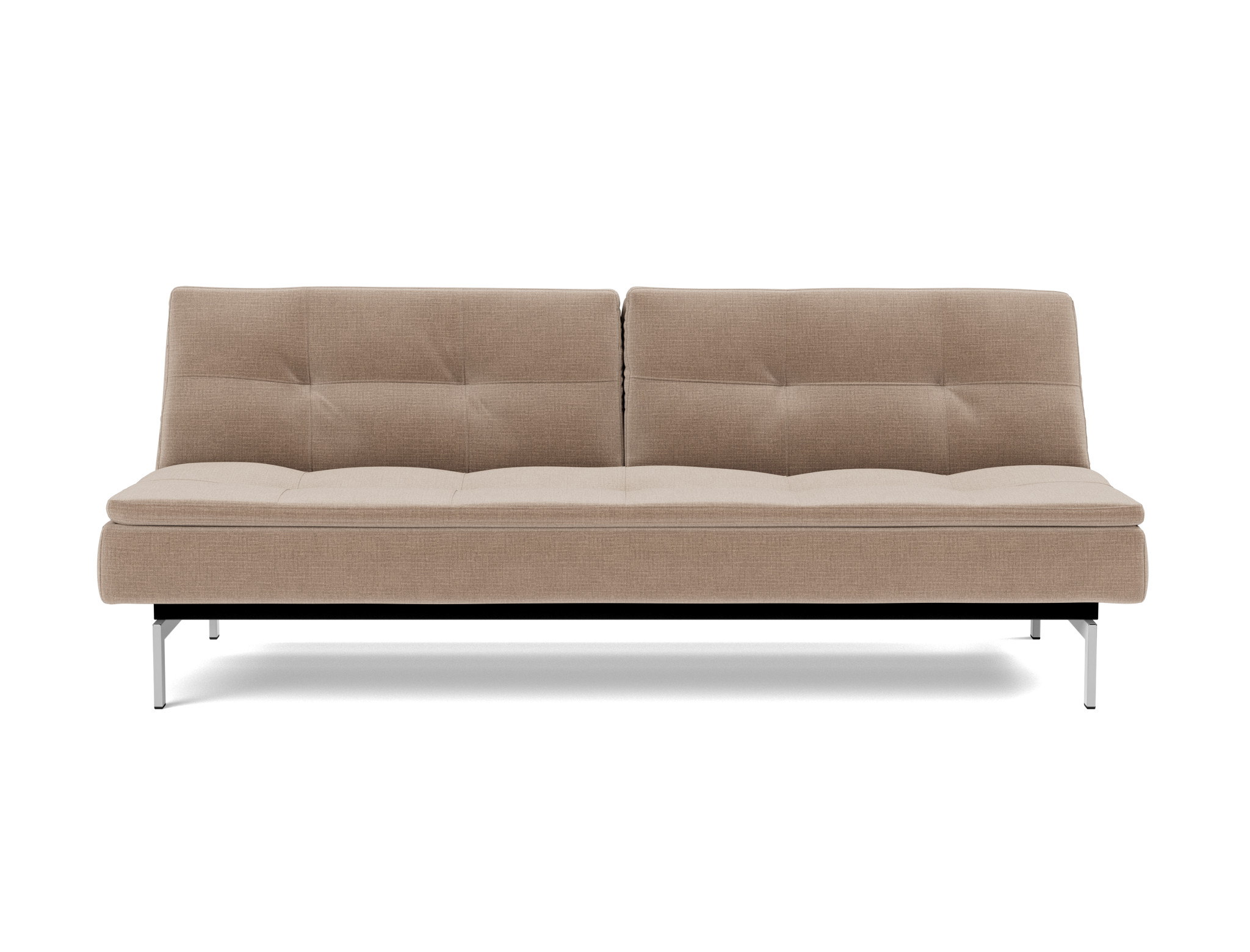 Schlafsofa Dublexo Chenille Esina 417-Mocha Beine Chrom