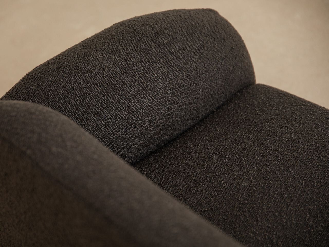Micadoni Sofa Poppy 3-Sitzer Chenille Silencio Grün