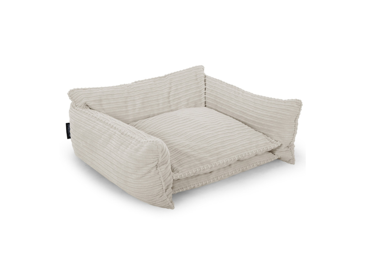 Bobochic Pluto Hundekorb Cordsamt Beige, Größe M (65 cm)