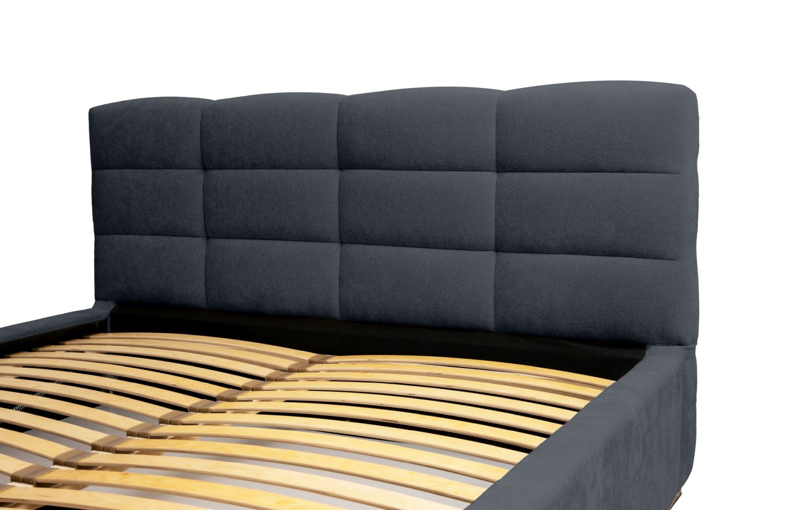 Polsterbett Navo Chenille 140x200 mit Holzrahmen Ditra-New 11