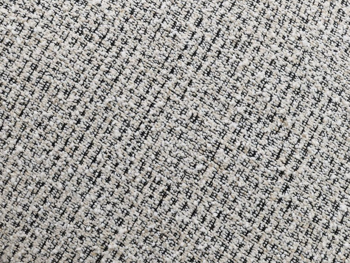 Bobochic Arsene Ecksofa mit Schlaffunktion und Bettkasten 277 × 200 cm Melange-Stoff Hellgrau Ecke links