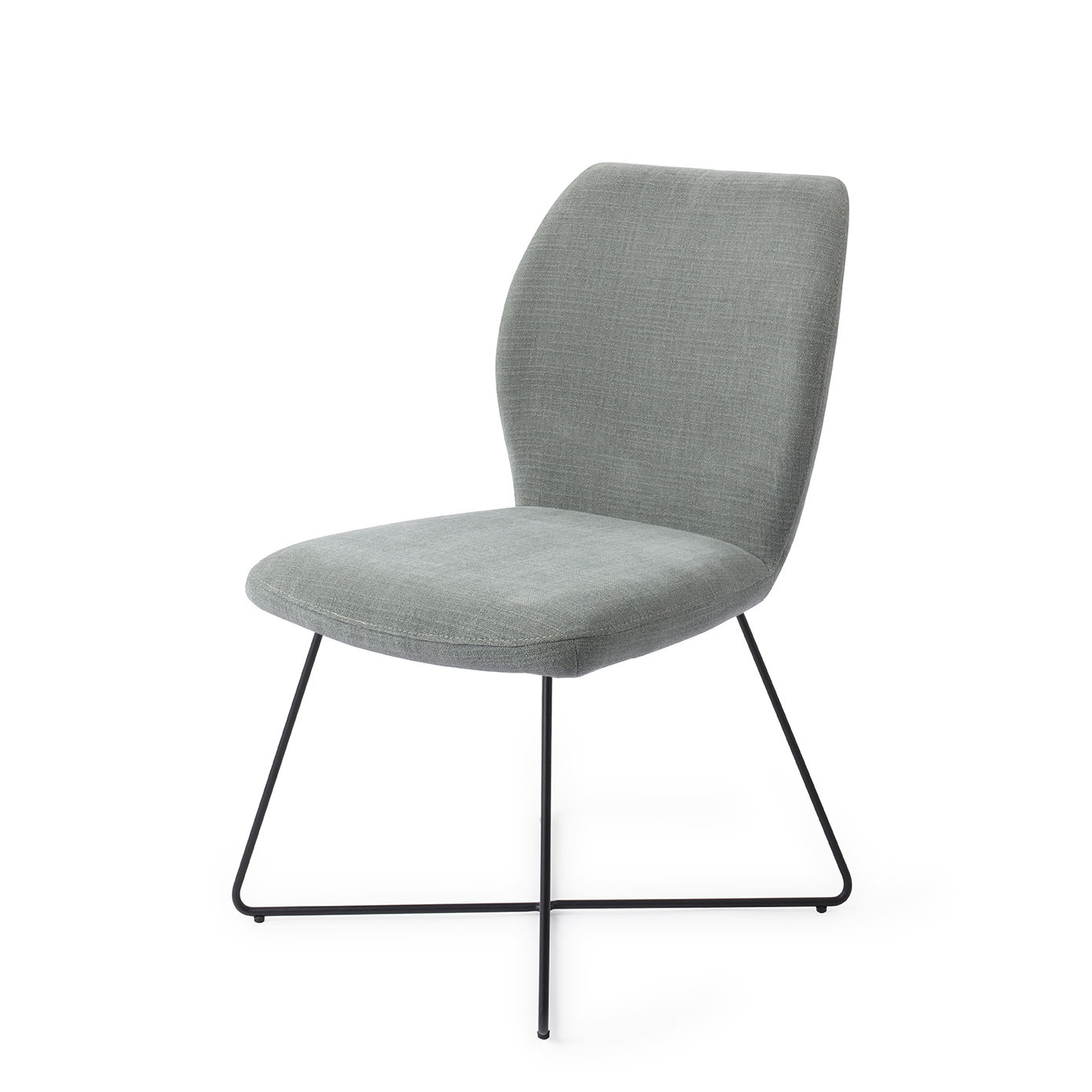 Jesper Home Esszimmerstuhl Ikata Breezy Blue Cross Schwarz