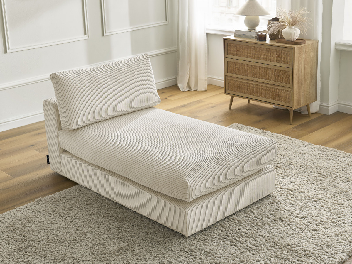 Bobochic Paris Méridienne-Modul Cordsamt Beige