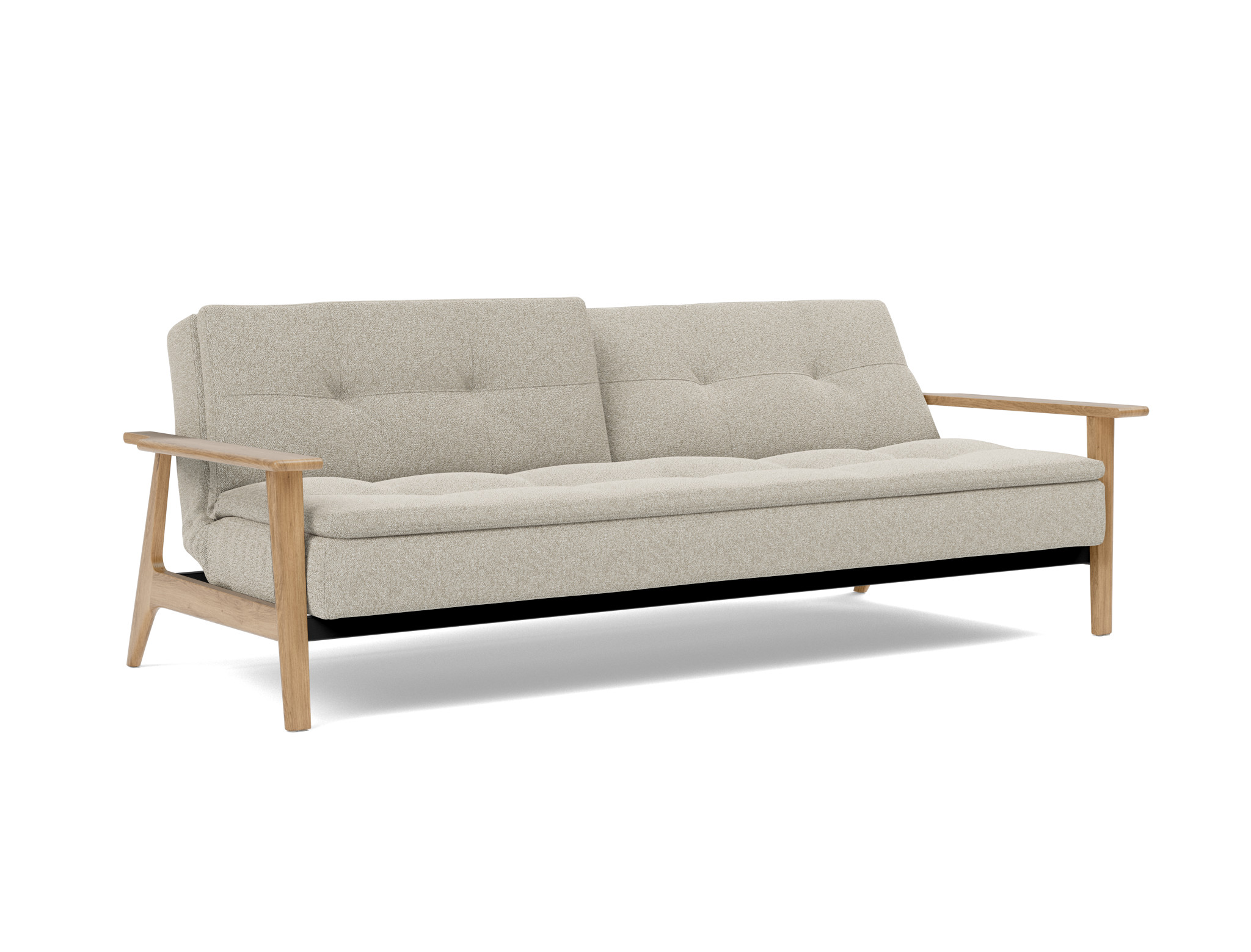 Schlafsofa Dublexo Frej Boucle Skandi 539-Beige