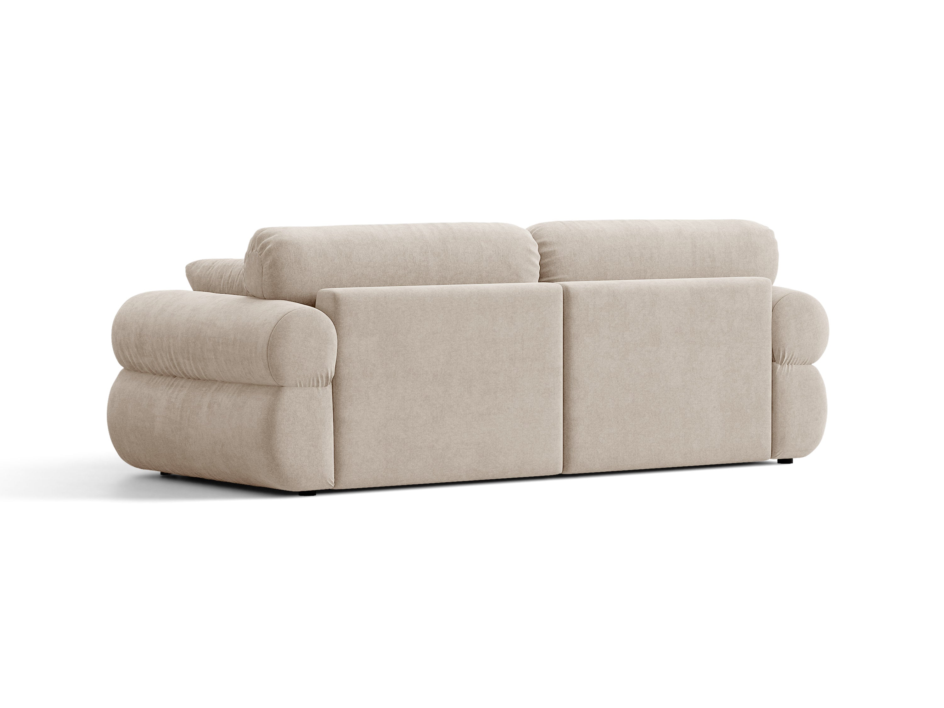 Micadoni Ophelia Sofa 3-Sitzer Strukturierter Stoff Liberty Beige