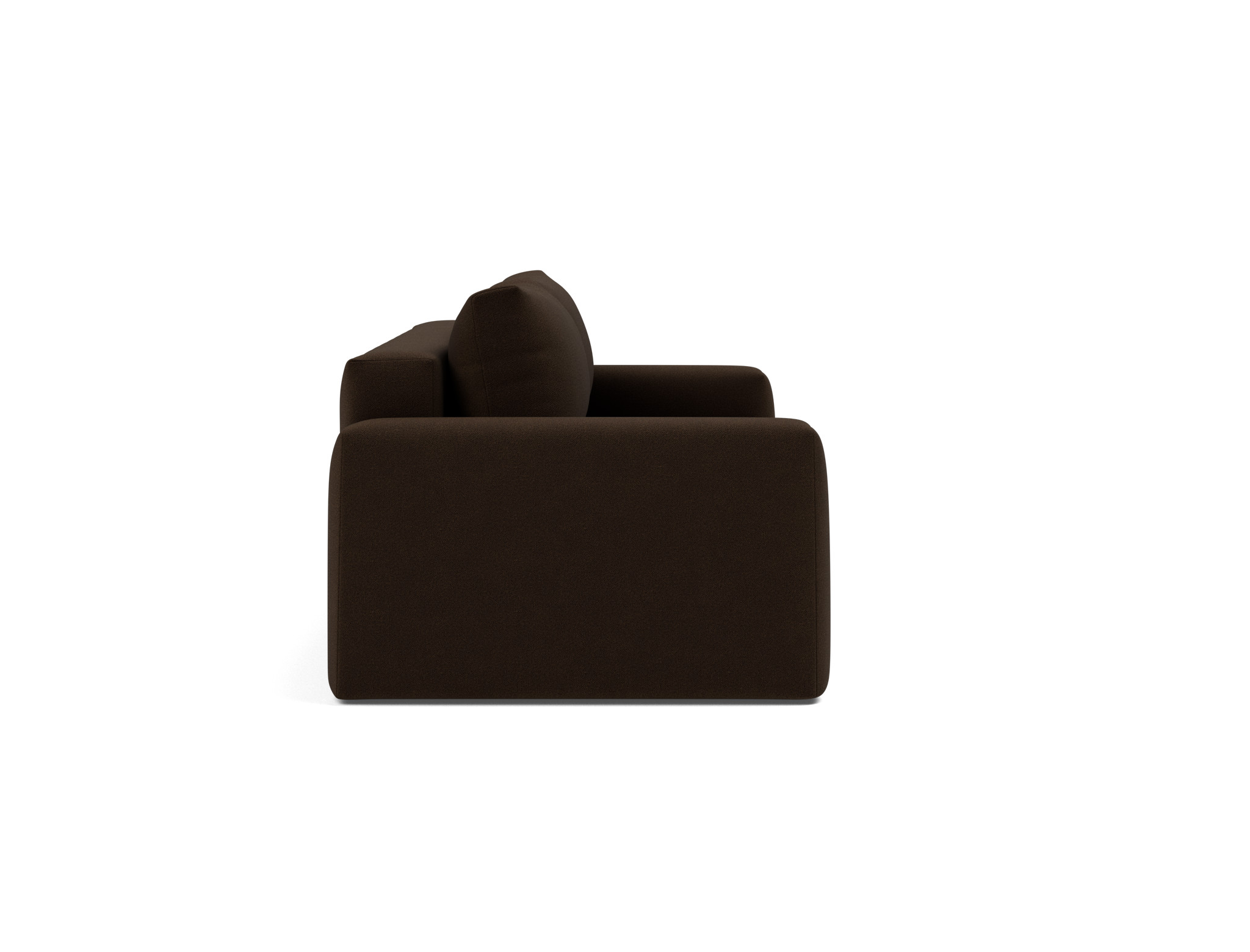 Schlafsofa Cone Strukturierter Stoff Taura 358-Chocco