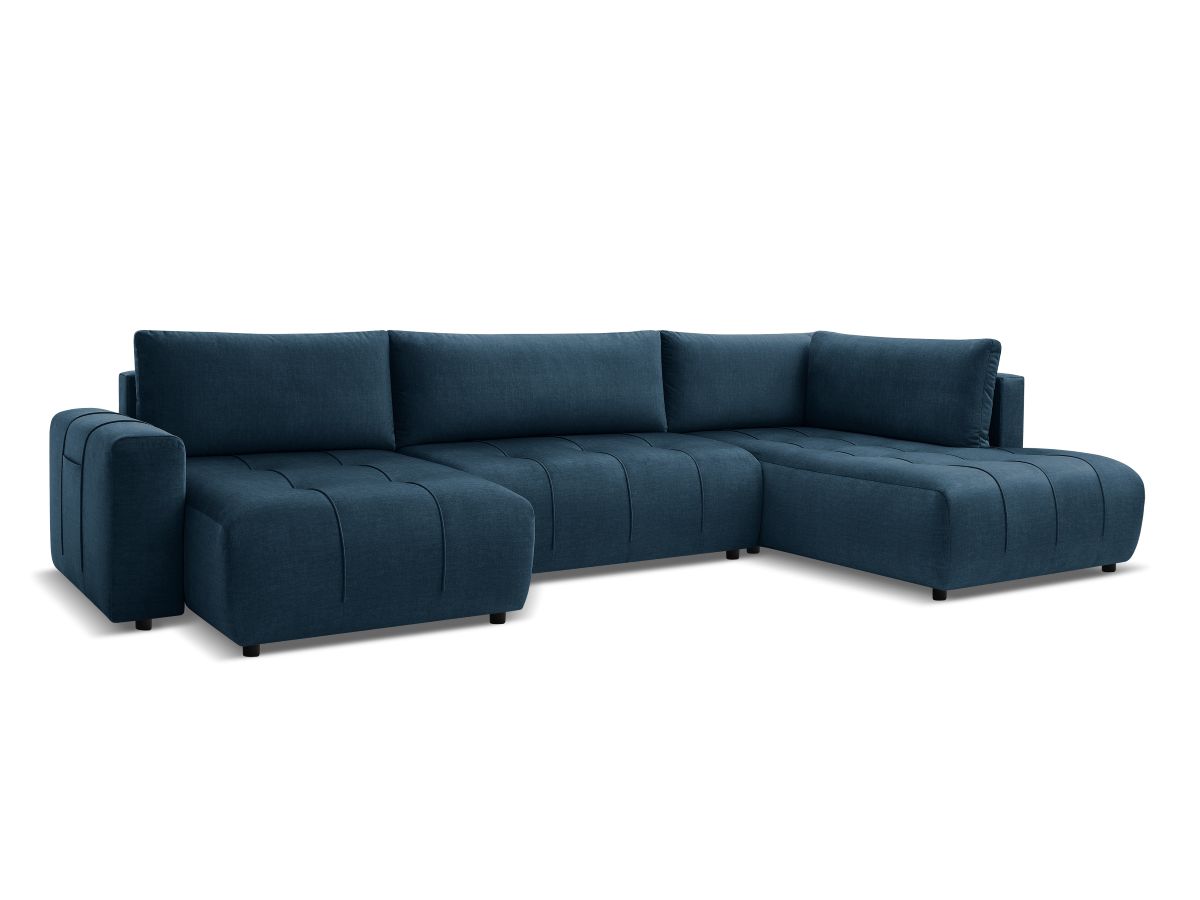 Bobochic Arsene Wohnlandschaft Samt Blau Ecke links