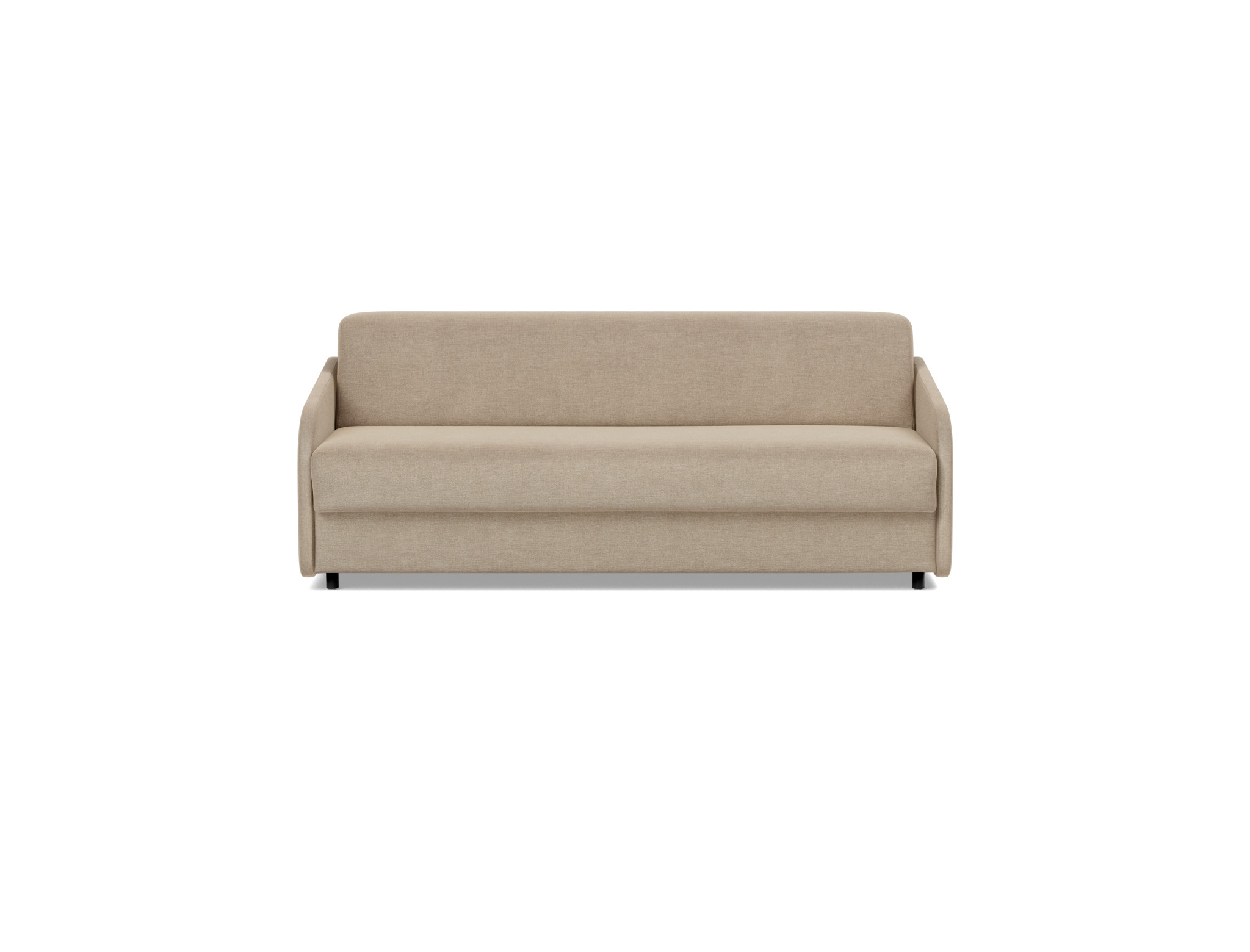 Schlafsofa Eivor mit Memory-Matratze 160 Flachgewebe Phobos 587-Mocha