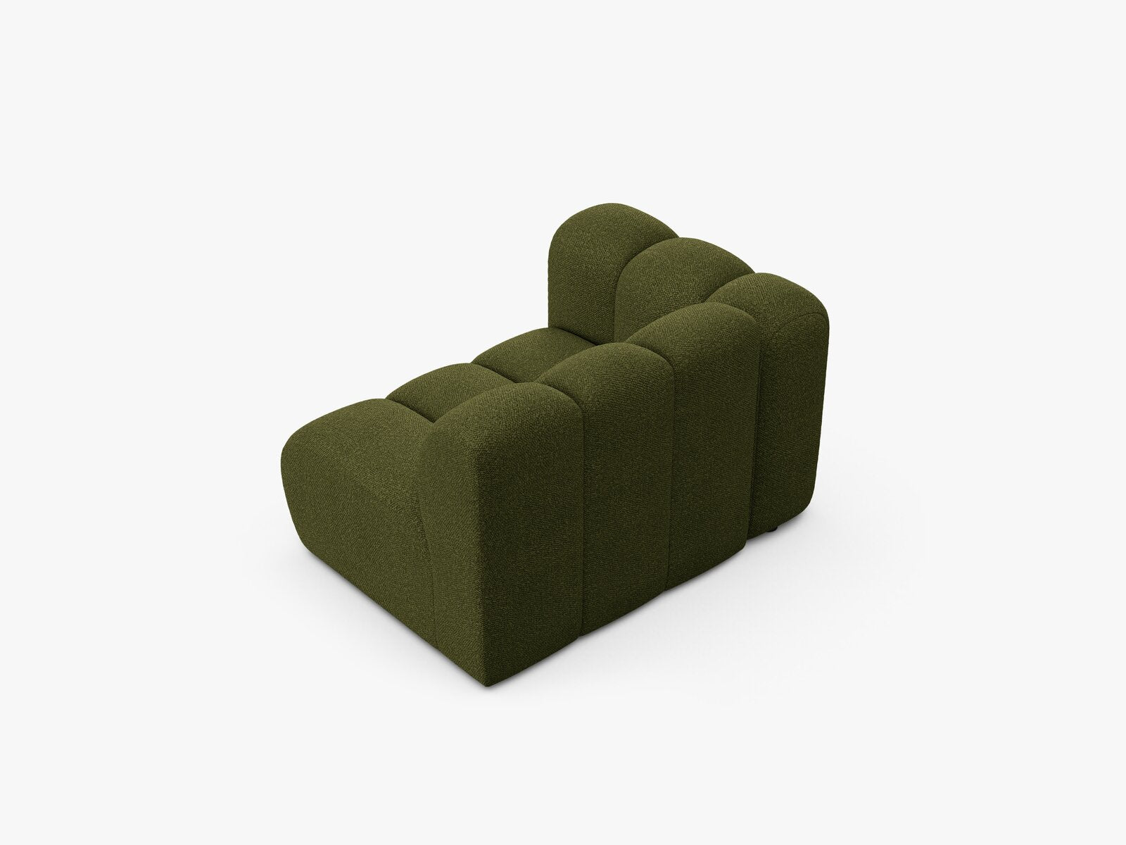 Micadoni Modul Lupine 1-Sitzer Links Boucle Baloo Dunkel-Olivgrün