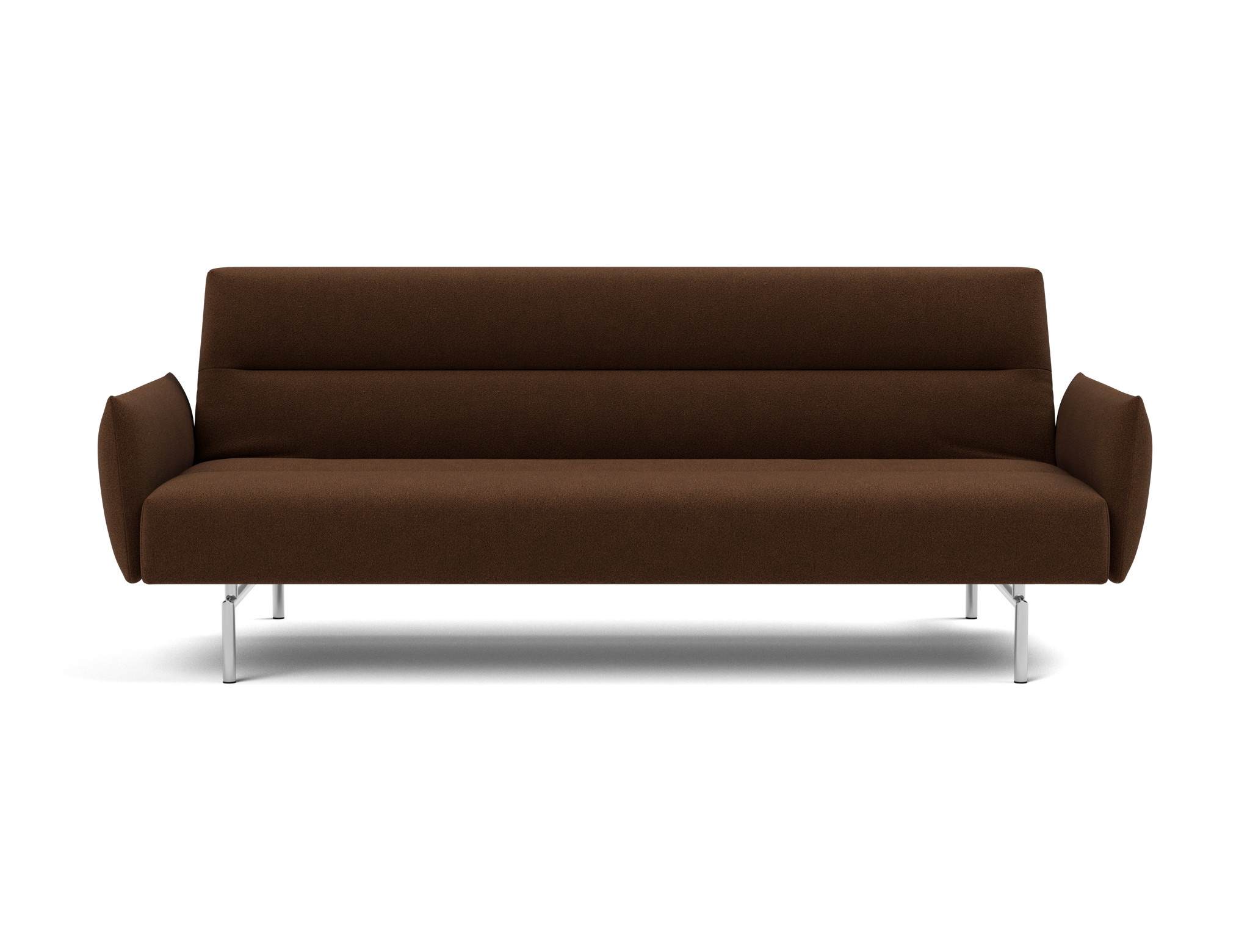 Schlafsofa Jillis mit Armlehnen Strukturierter Stoff Taura 359-Cappuccino