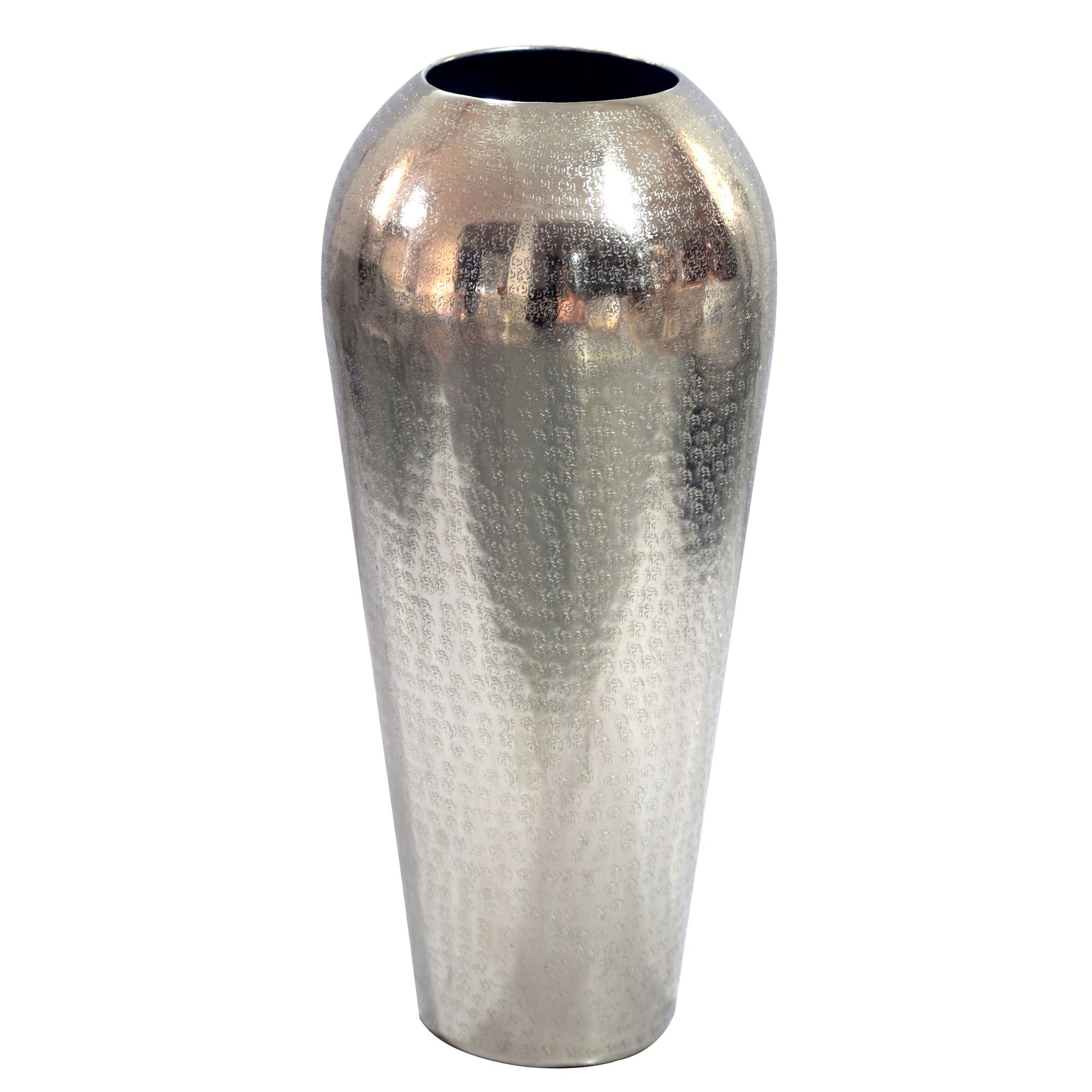 Bodenvase Rokland Aluminium Silber Ø 23 cm