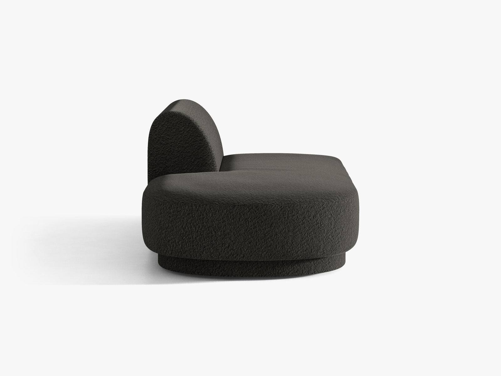 Micadoni 2-Sitzer Sitzmodul offen Miley Boucle Baloo Braun Links
