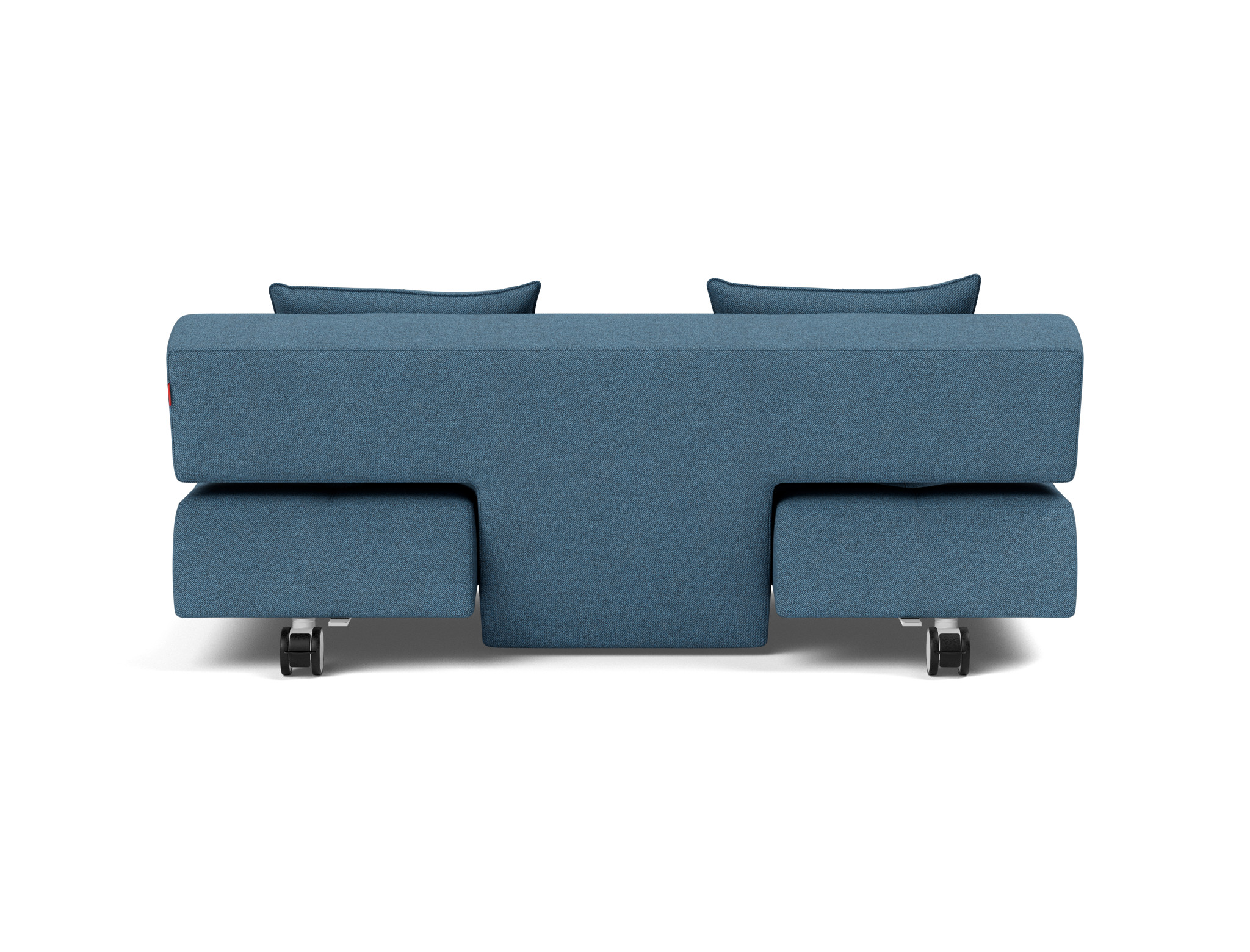 Schlafsofa Long Horn D.E.L. Strukturierter Stoff Weda 302-Weda-Blue