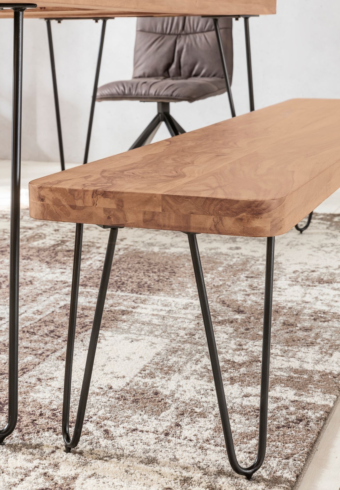 Sitzbank Agdenes Akazie Massivholz 120 × 40 × 45 cm