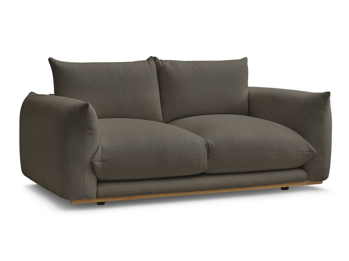 Bouclé-Stoff · Braun