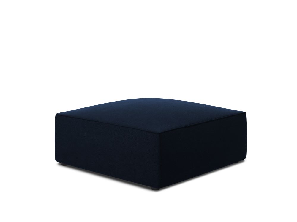 Cosmopolitan Design Pouf Siena Samt Salvador Königsblau